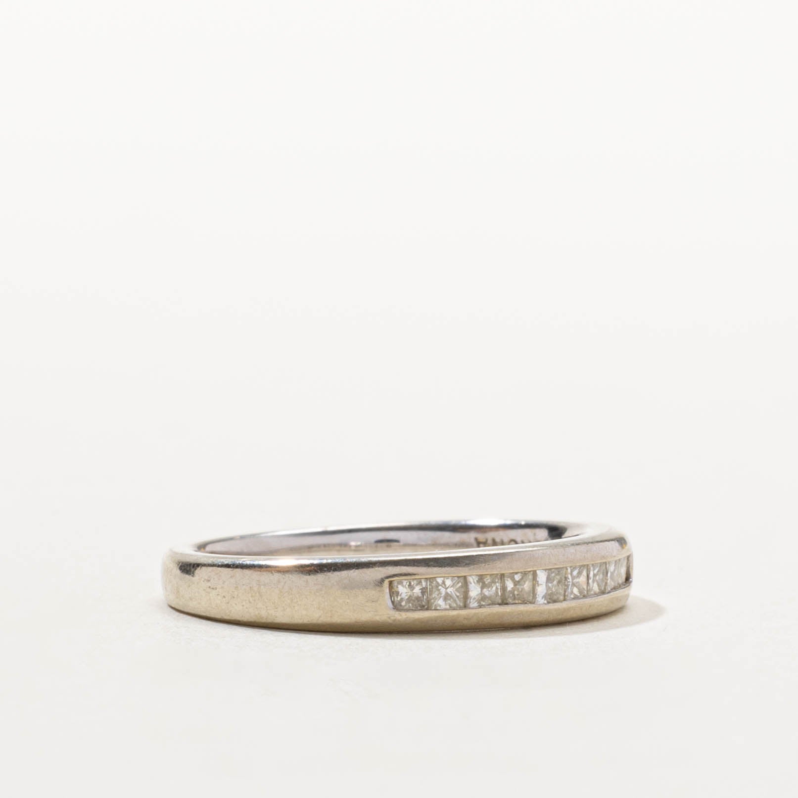 14k Princess Cut Channel Set Diamond Band | SZ 6.25