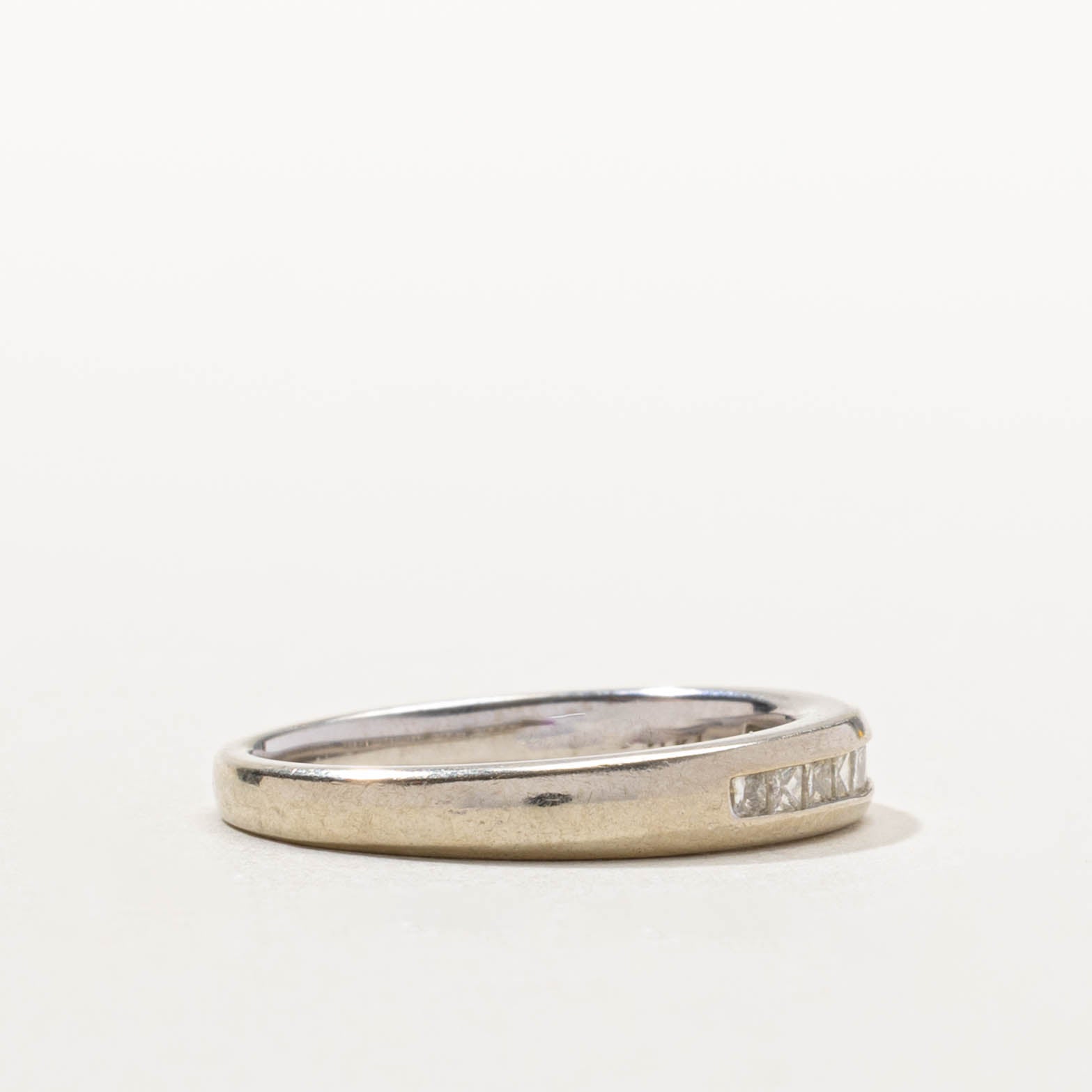 14k Princess Cut Channel Set Diamond Band | SZ 6.25