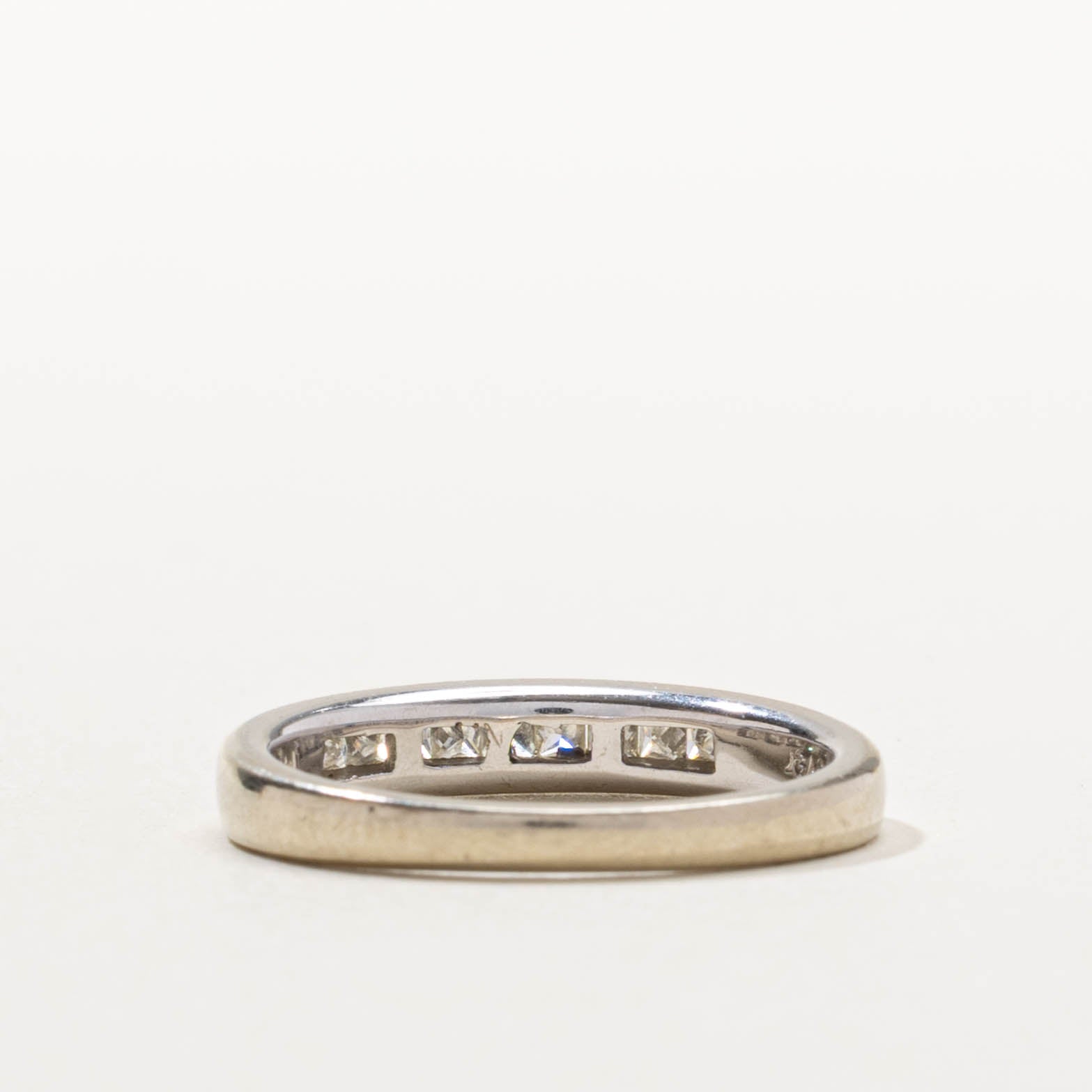 14k Princess Cut Channel Set Diamond Band | SZ 6.25