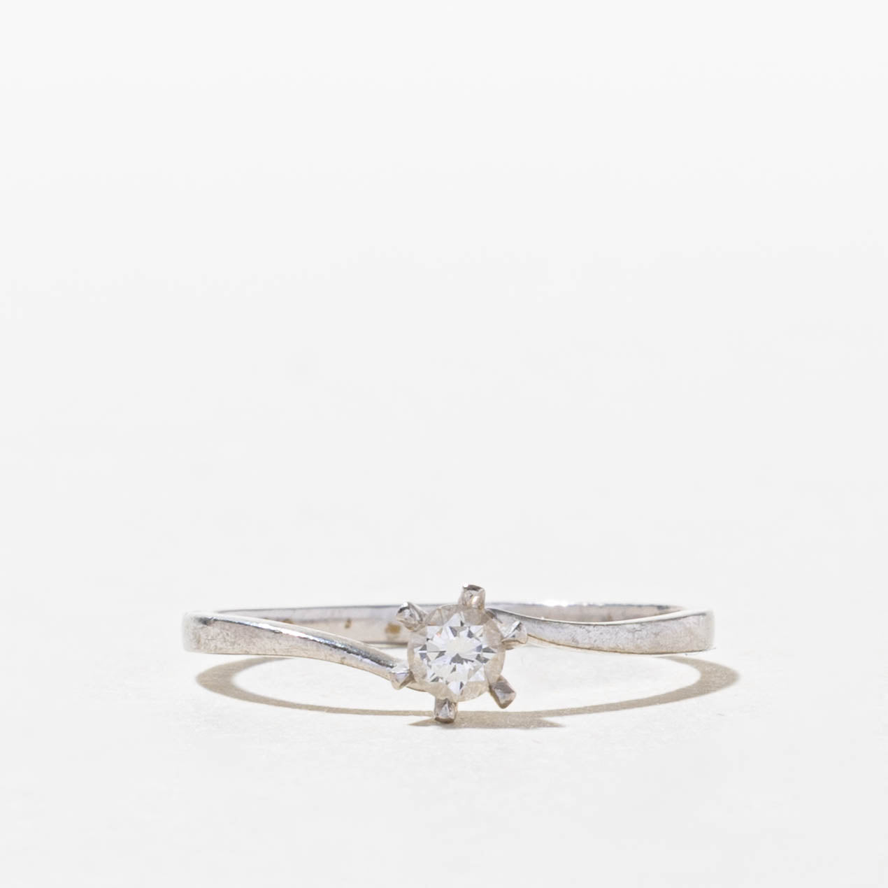 Diamond Petite Bypass Ring | SZ 5.75