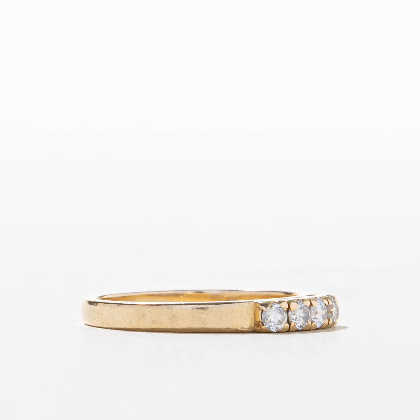 14k Five Stone Diamond Band | SZ 6.75