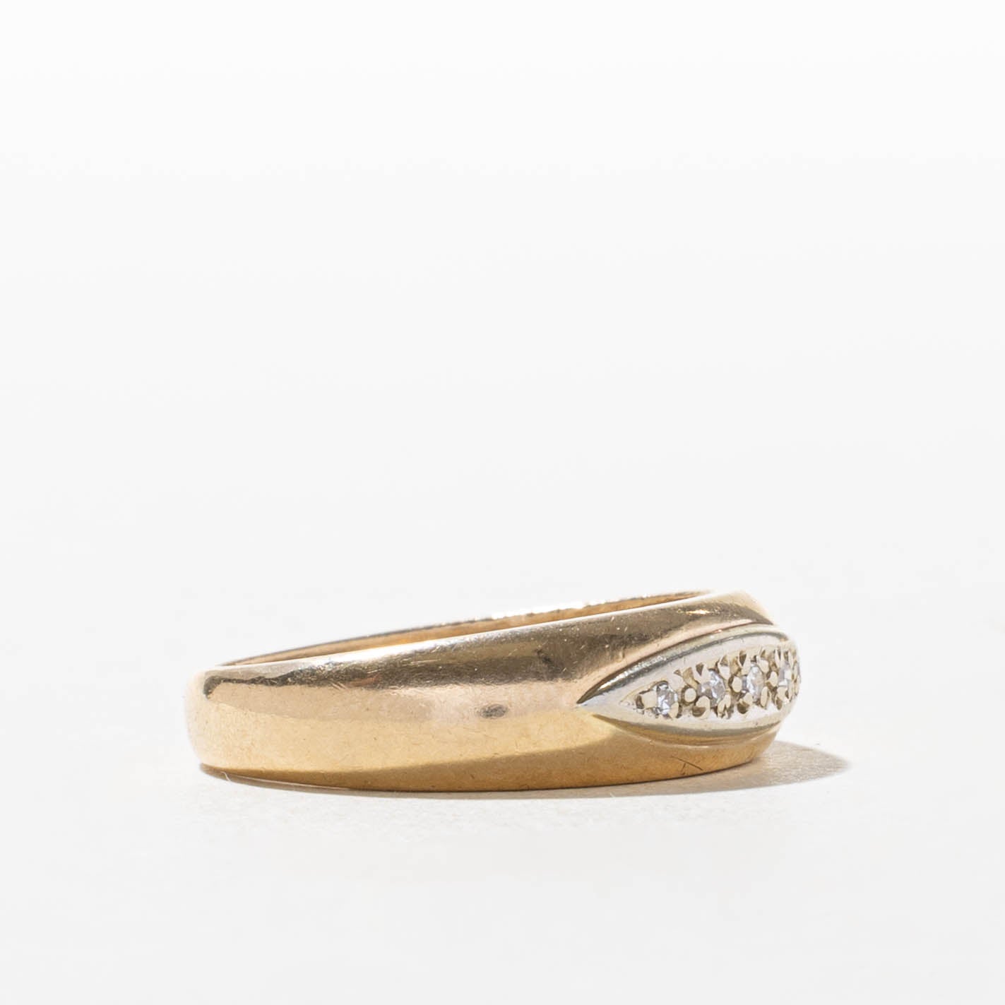 10k Diamond Marquise Design Band | SZ 9.25