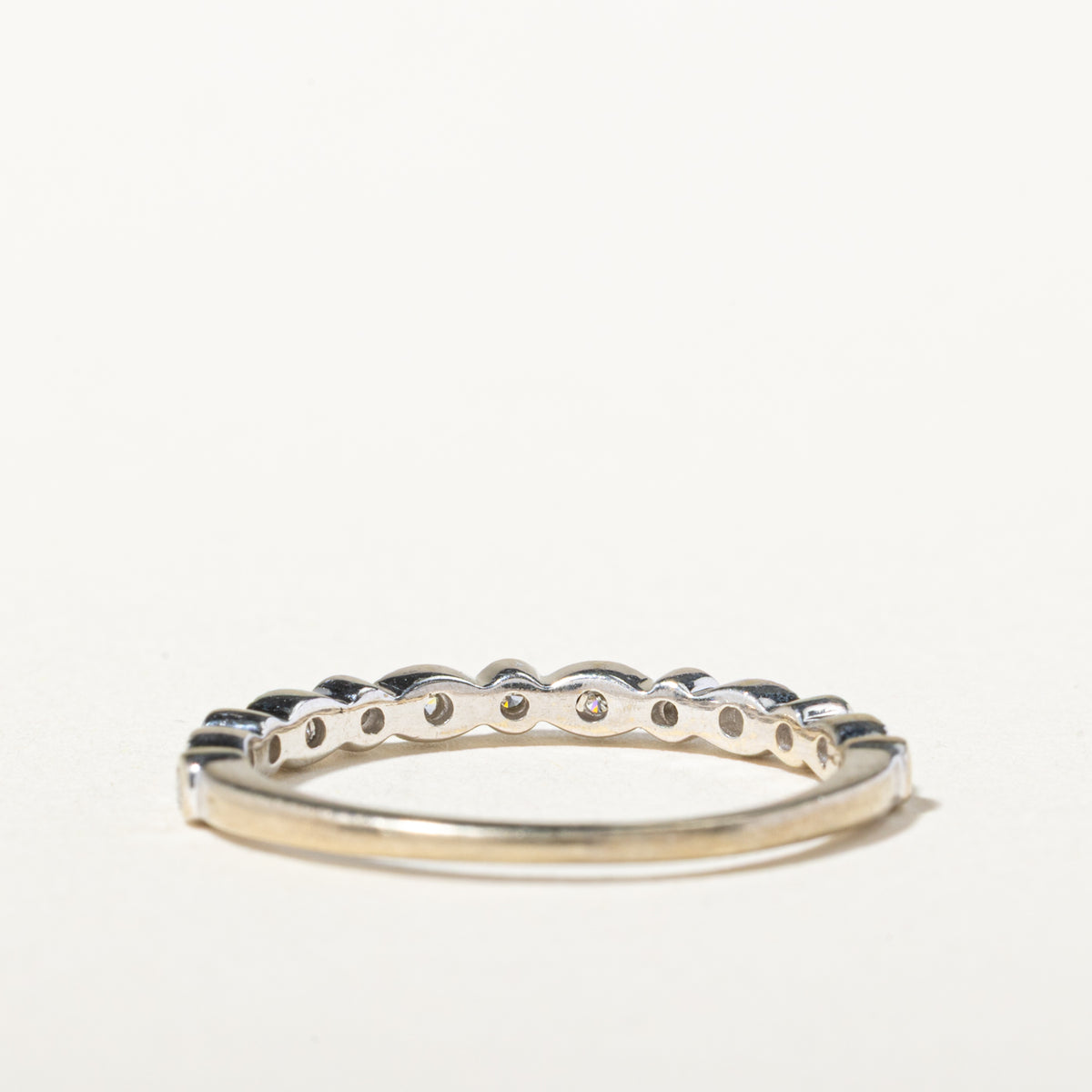 14k Semi Eternity Diamond Marquise Patterned Band | 1.50mm | SZ 6