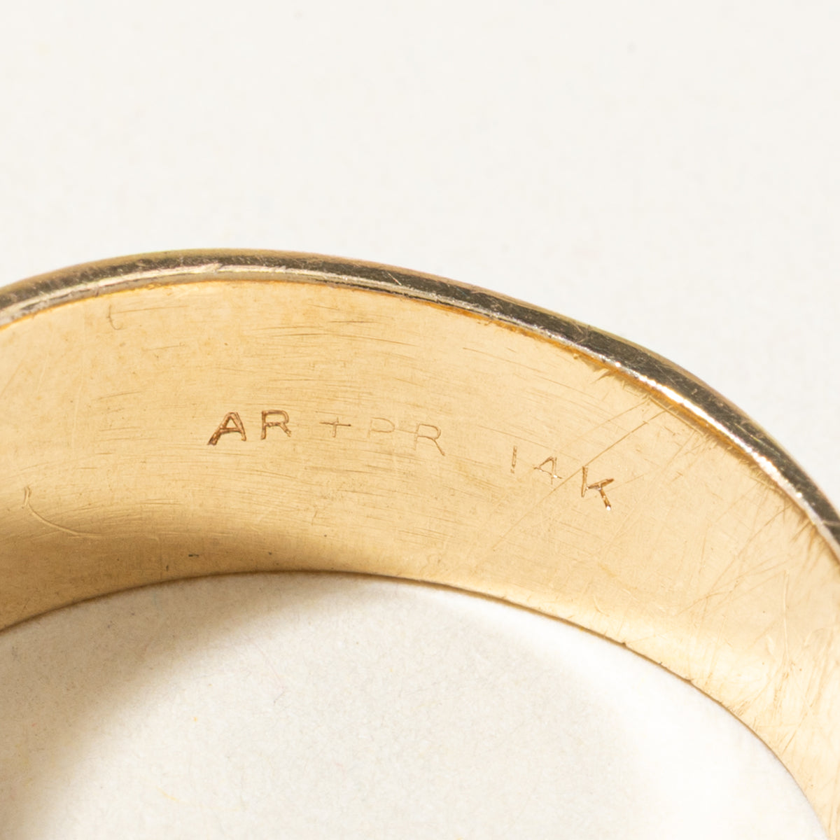 14k Star Set Diamond Grooved Band | 6.00mm | SZ 9.5