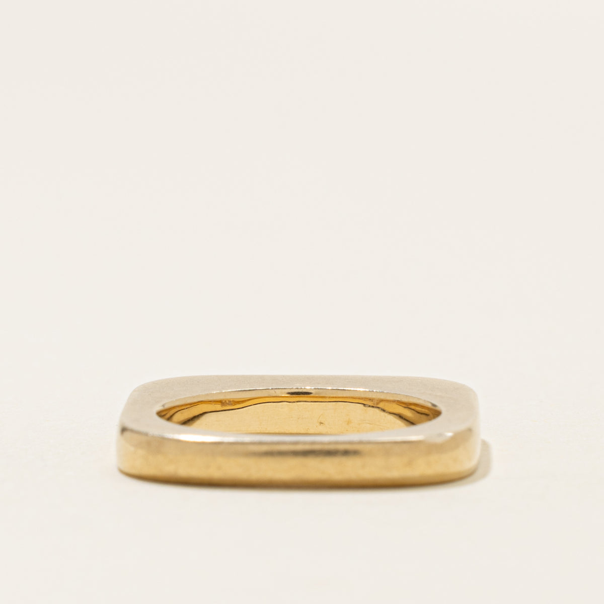 14k Four Stone Diamond Soft-Square Band | 3.1mm | SZ 5.25