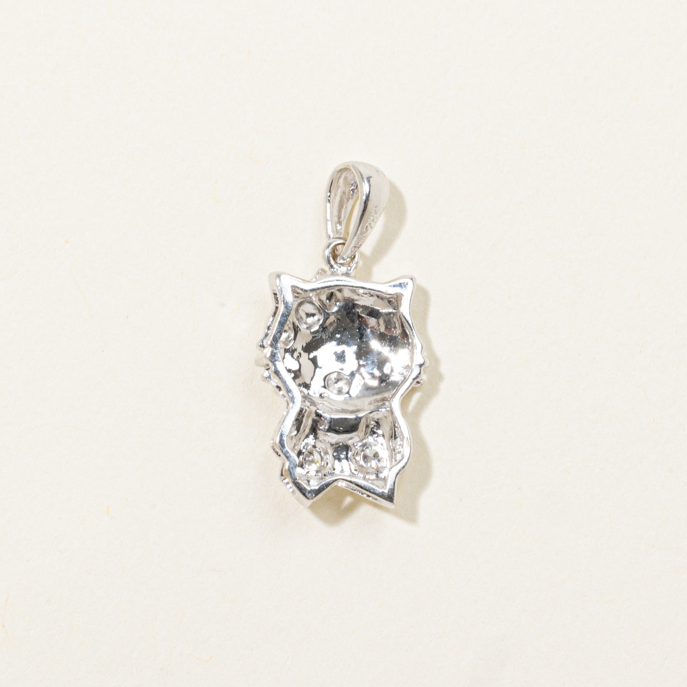 18k Diamond Hello Kitty Pendant