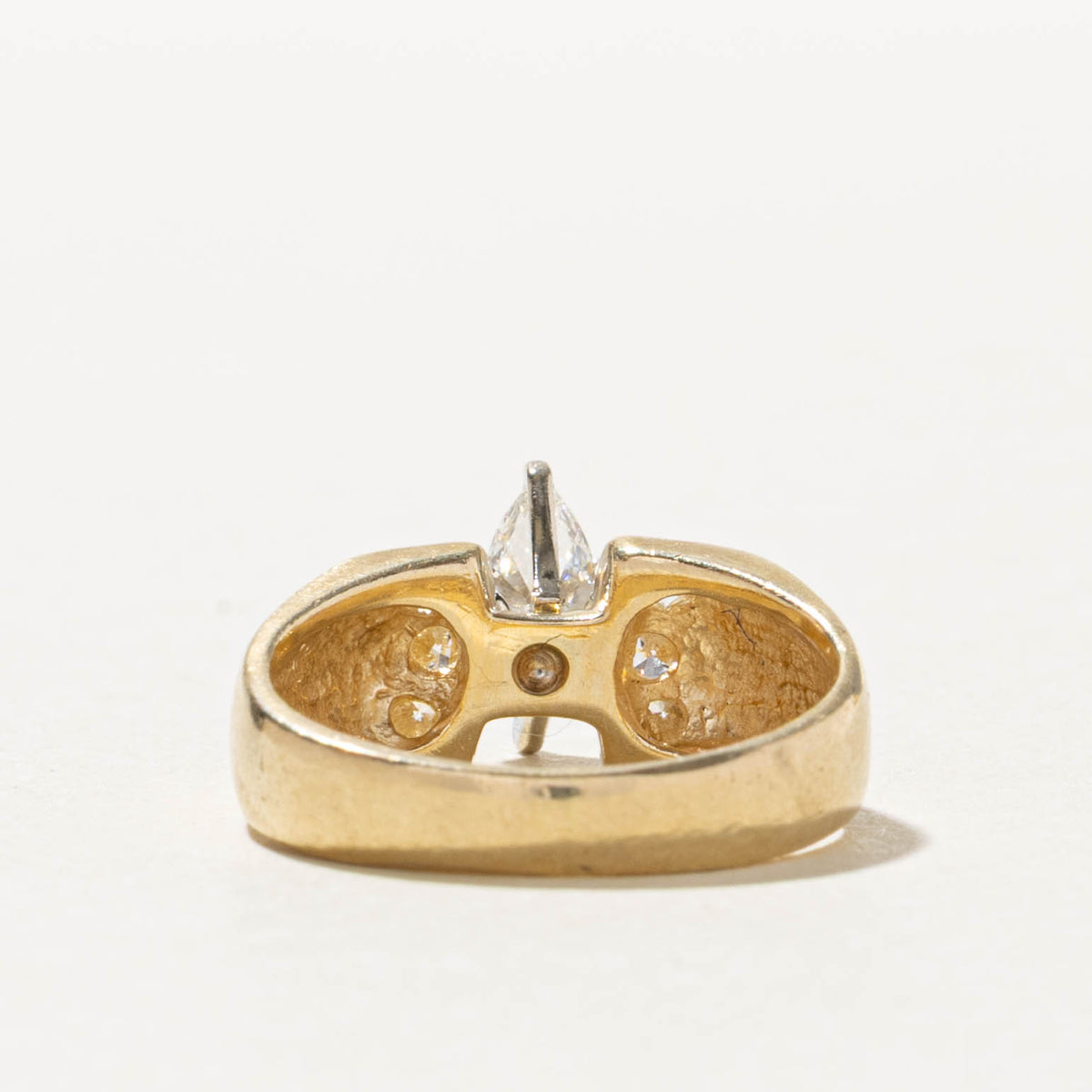 14k Marquise Cut Diamond Accented Ring | 0.52ctw | SZ 4.25