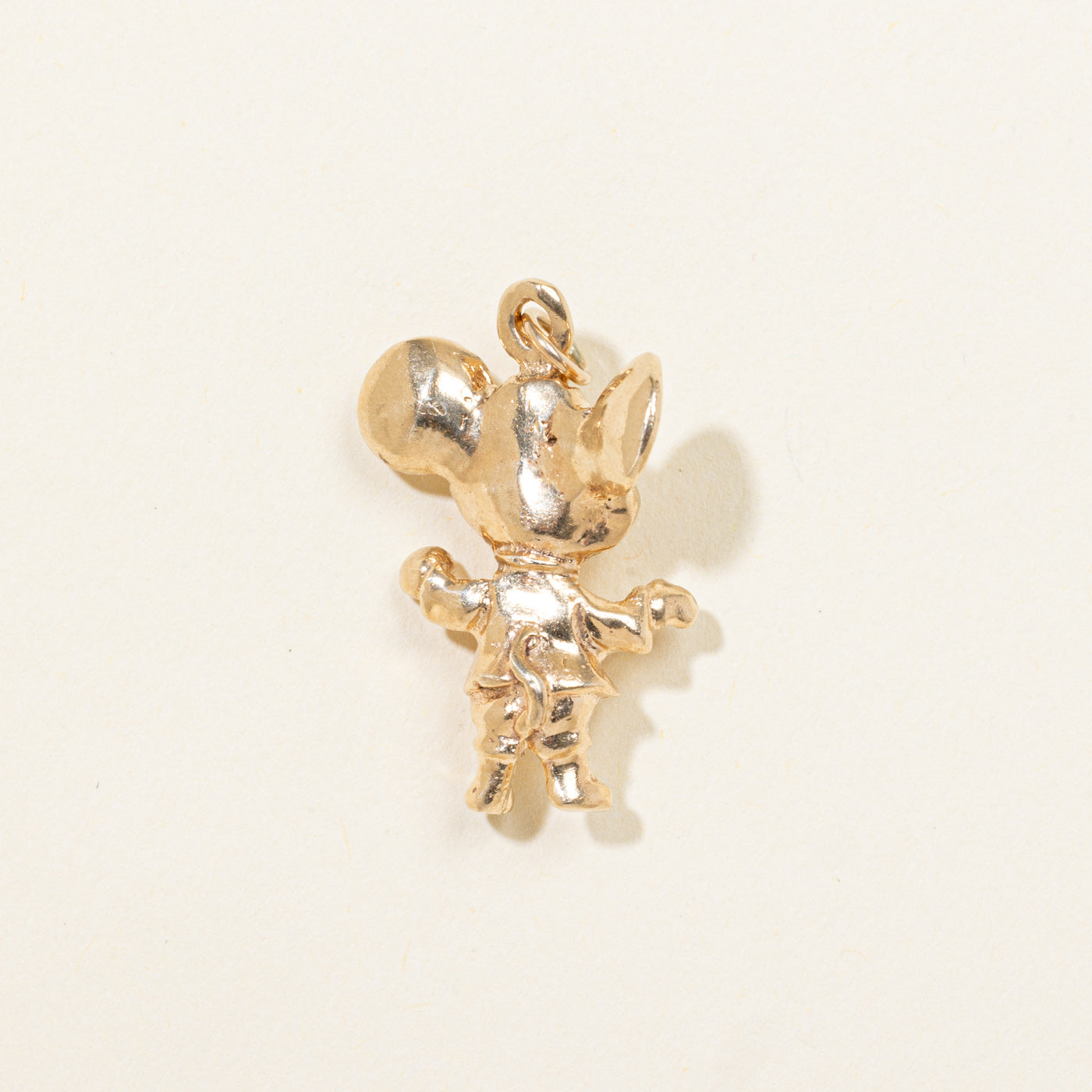 10k Diamond Accented Topo Gigio Charm