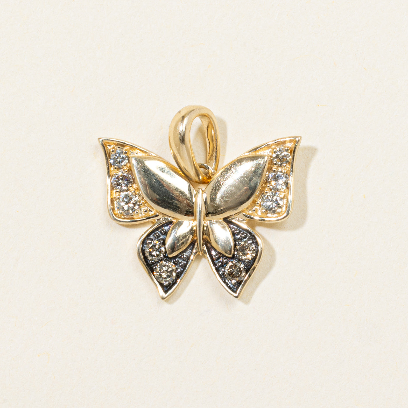 'Le Vian' Diamond Accented Butterfly Pendant