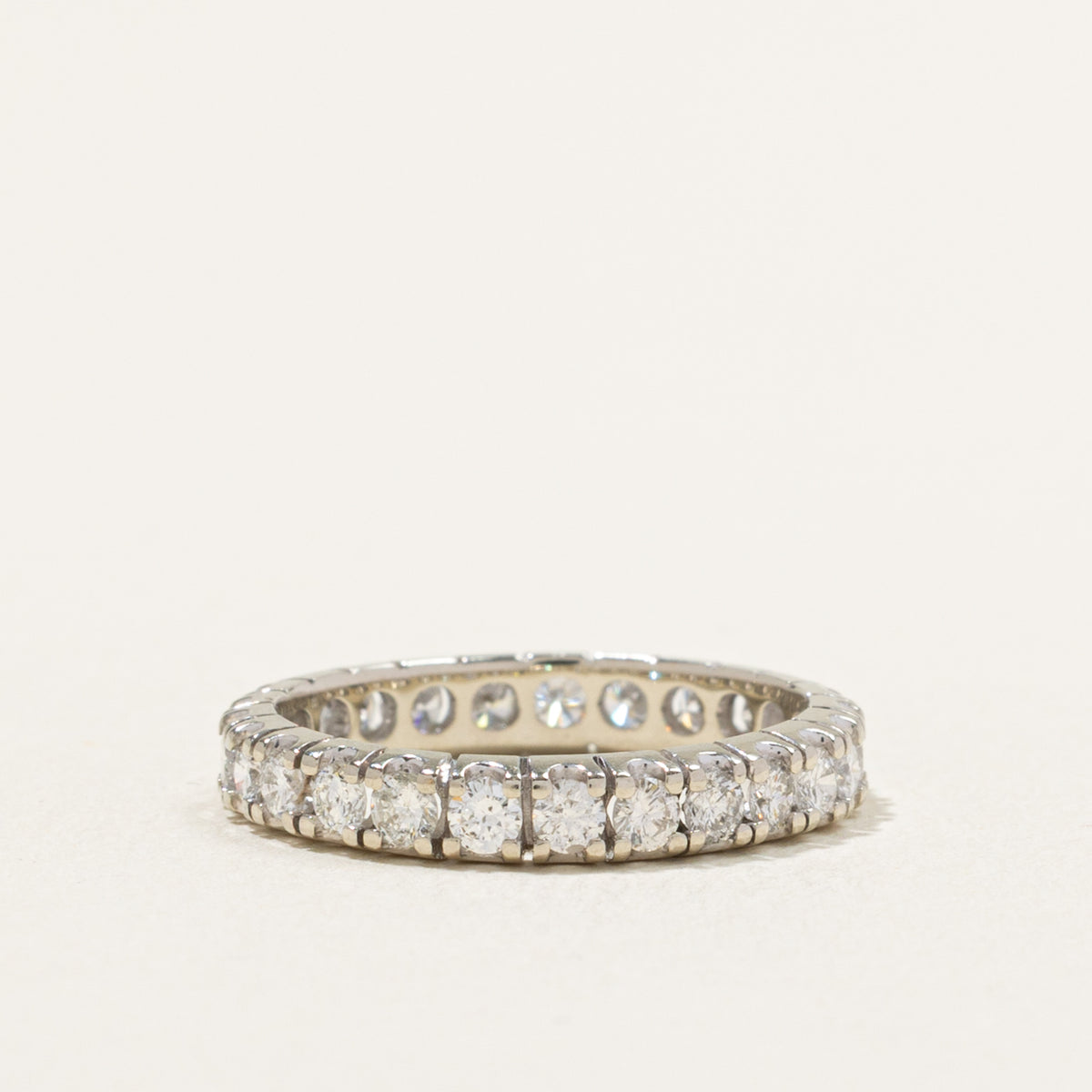 14k Eternity Diamond Band | 0.75ctw | 3.15mm | SZ 5