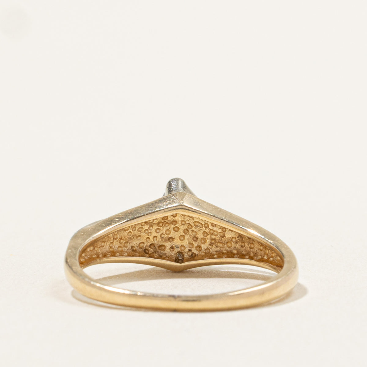 14k Solitaire Marquise Cut Diamond Bypass Ring | 0.25ct SI1/SI2 H/I | SZ 5