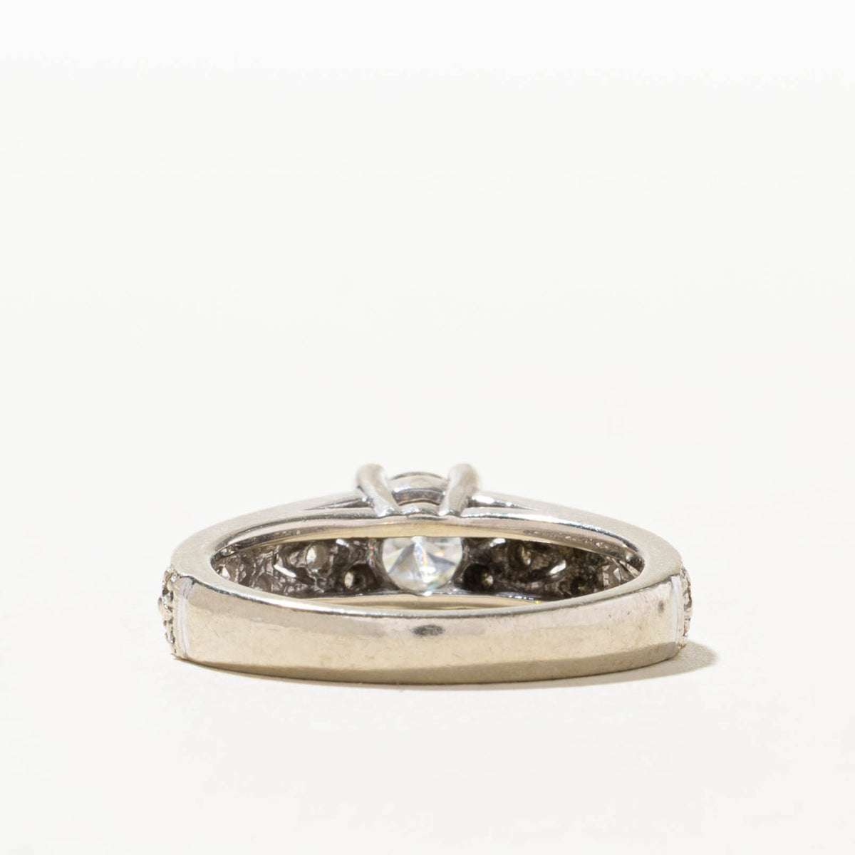 14k Diamond Milgrain Marquise Patterned Ring | 0.51ct I1 G, 0.12ctw | SZ 6.25