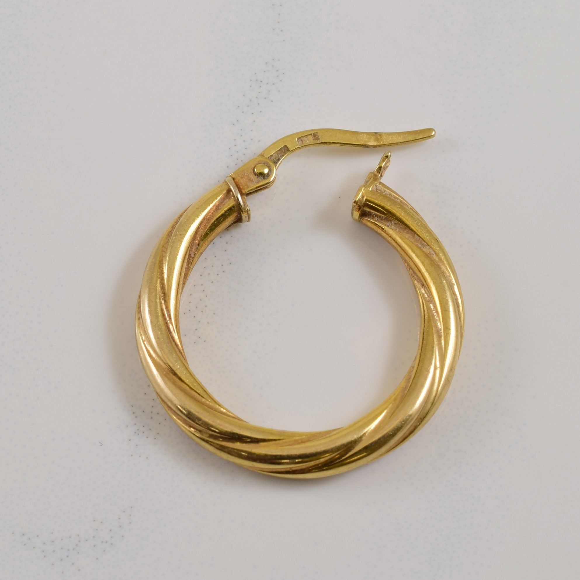 10k Yellow Gold Hoop Earrings |