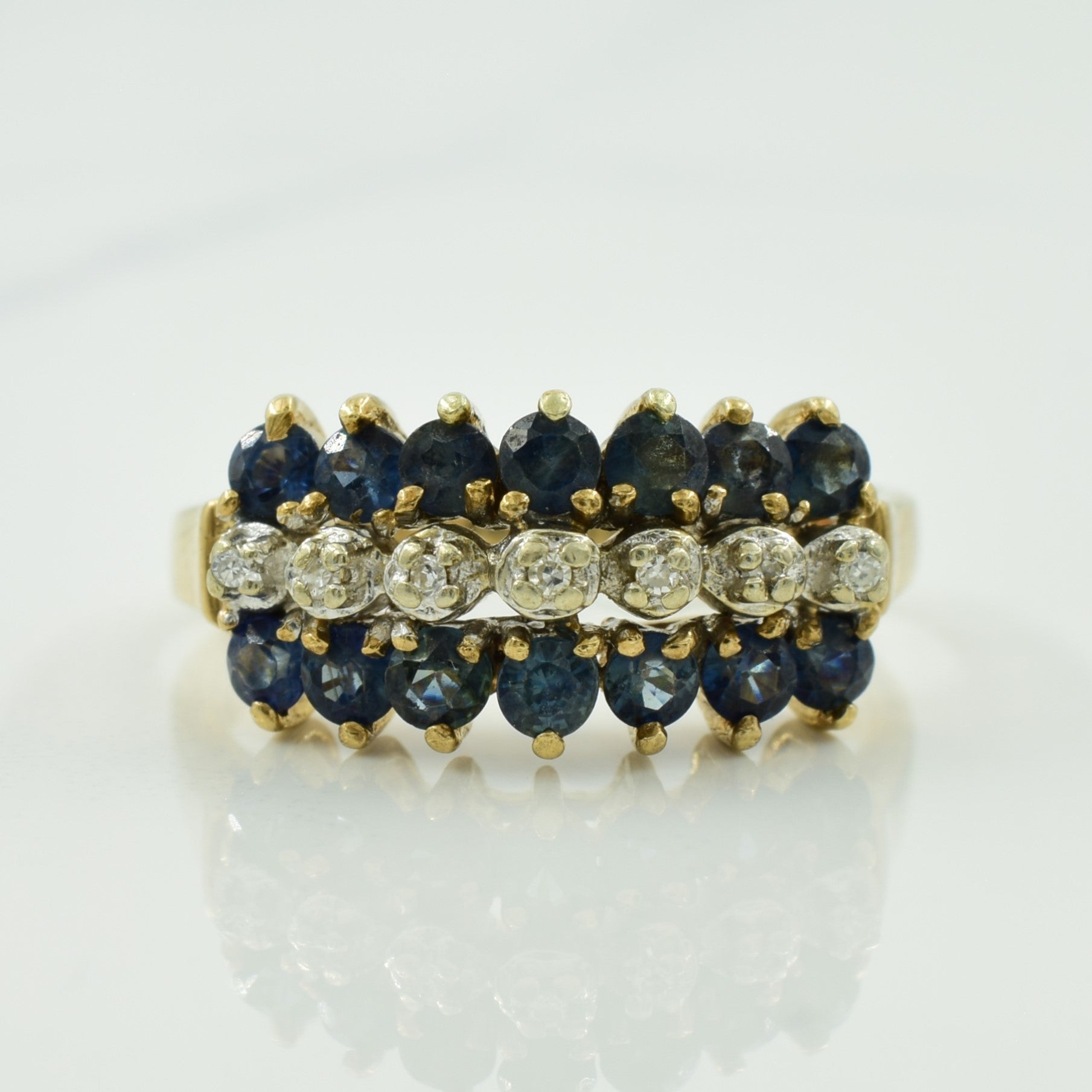 Sapphire & Diamond Ring | 1.00ctw, 0.03ctw | SZ 6.75 |