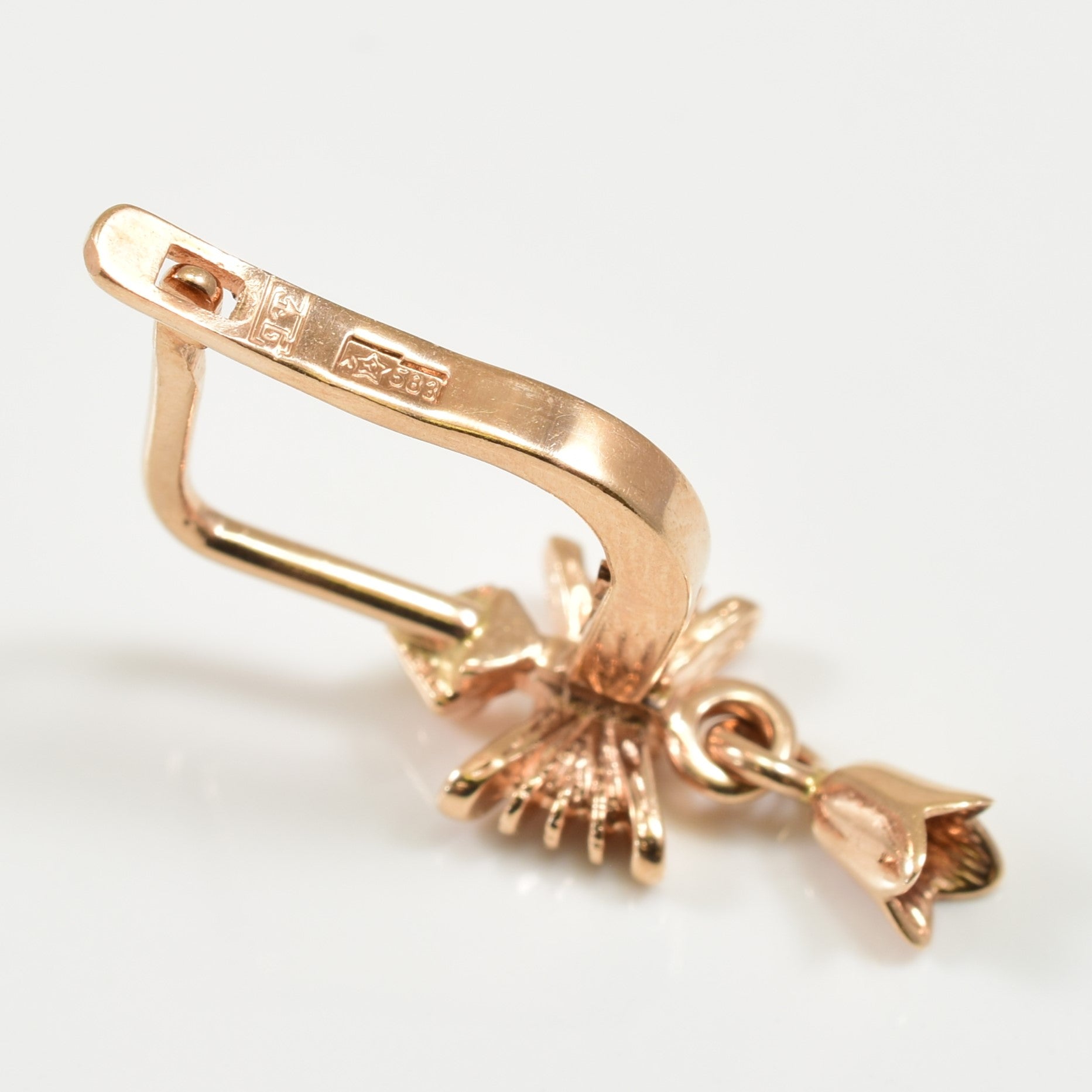 14k Rose Gold Earrings |