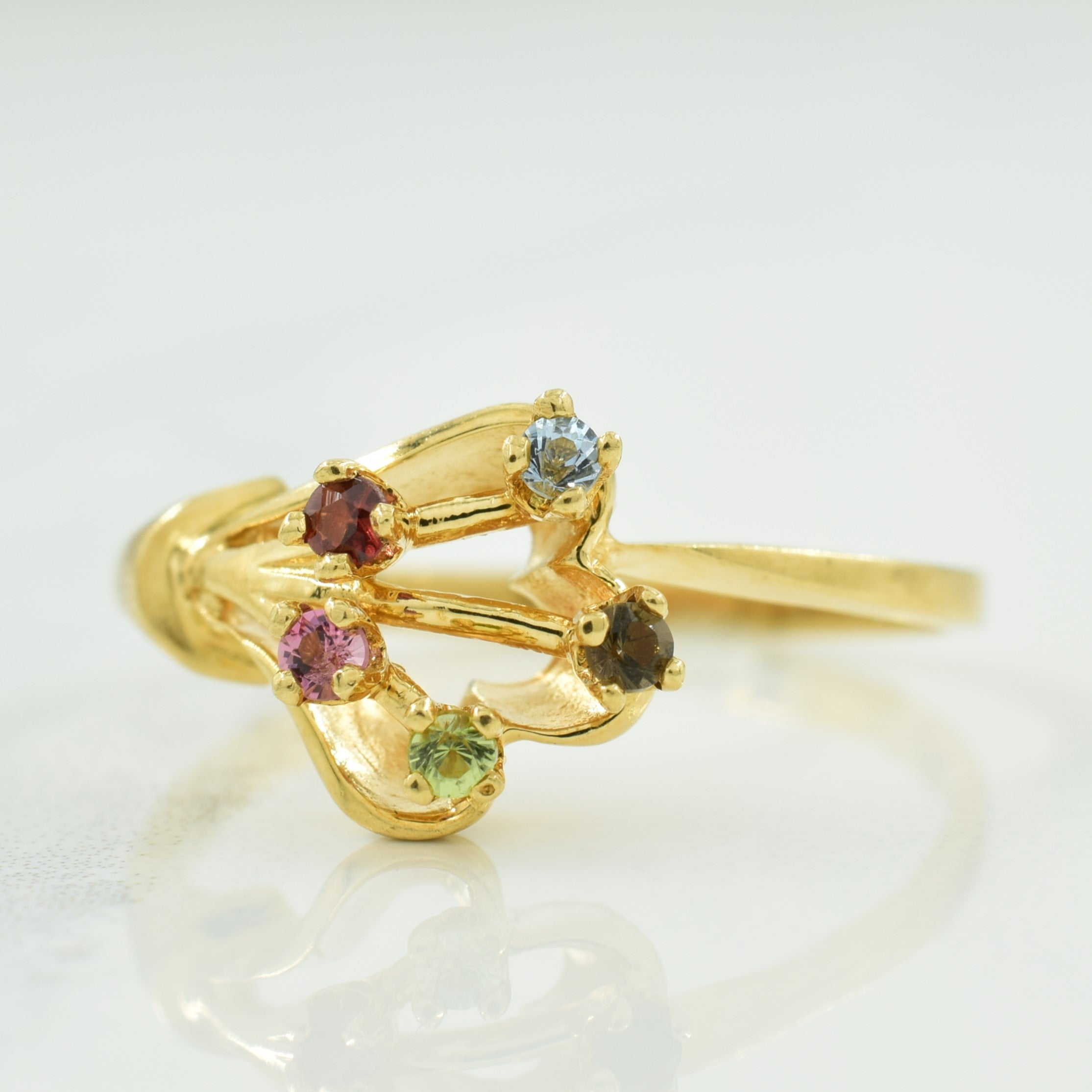 Bague multi-pierres | 0,15 ct | Taille 7,75 |