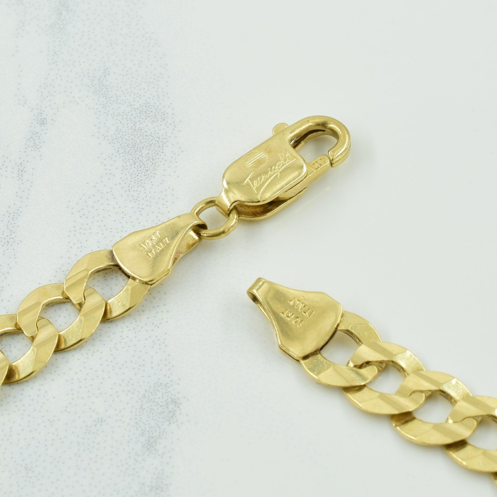 10k Italian Yellow Gold Cuban Link Chain | 24" |