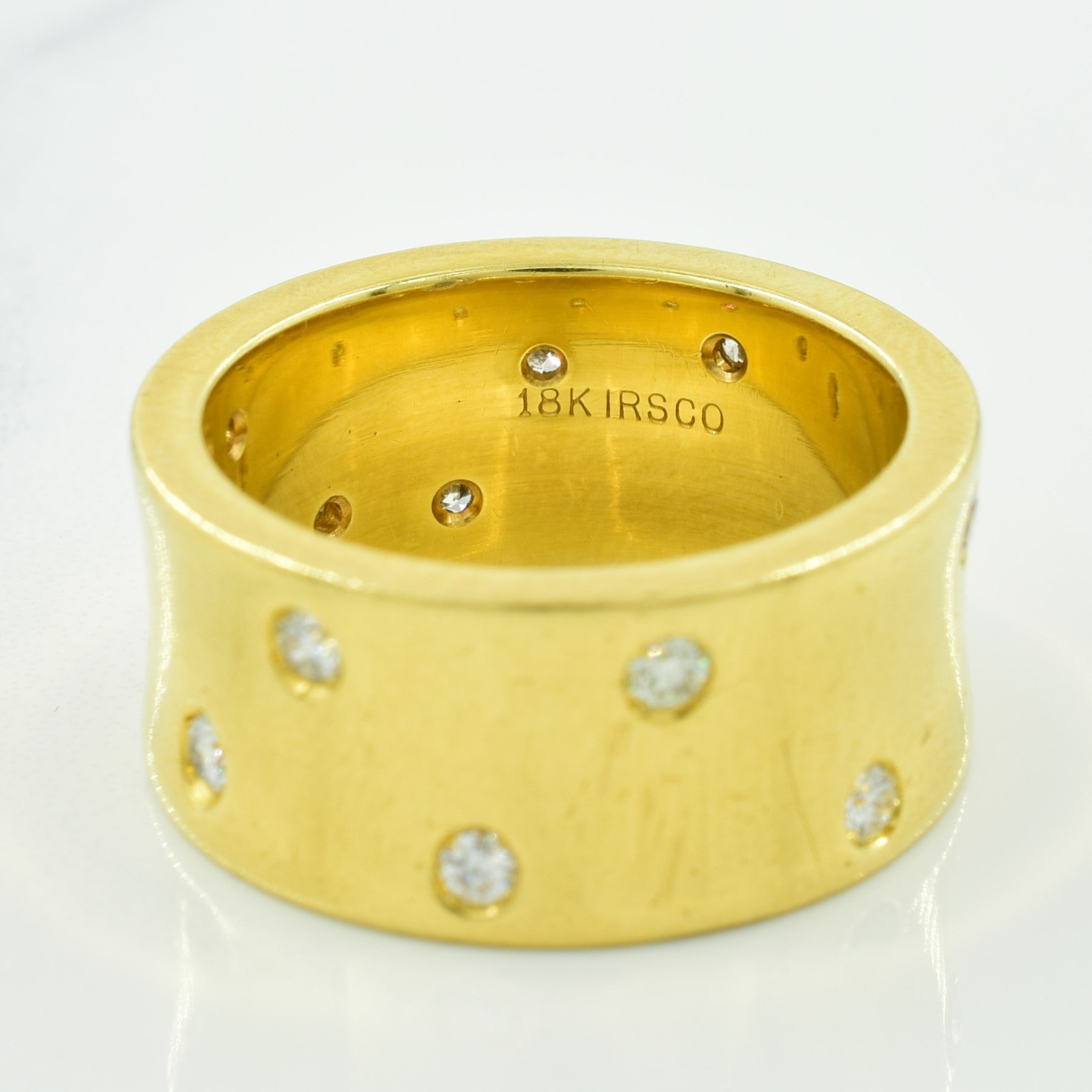 Flush Set Scattered Diamond Ring | 0.52ctw | SZ 8 |