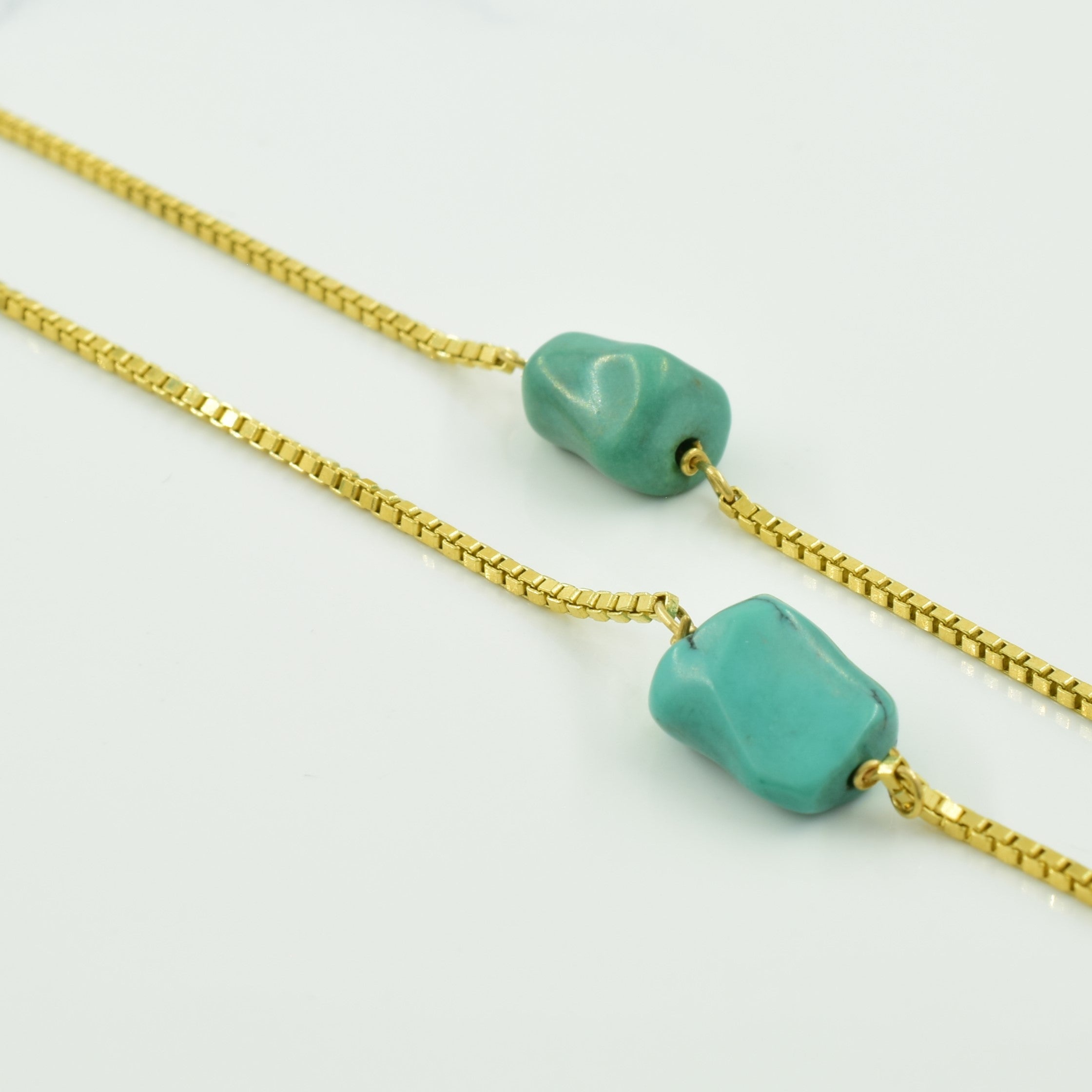Turquoise Necklace | 35.00ctw | 24.5" |