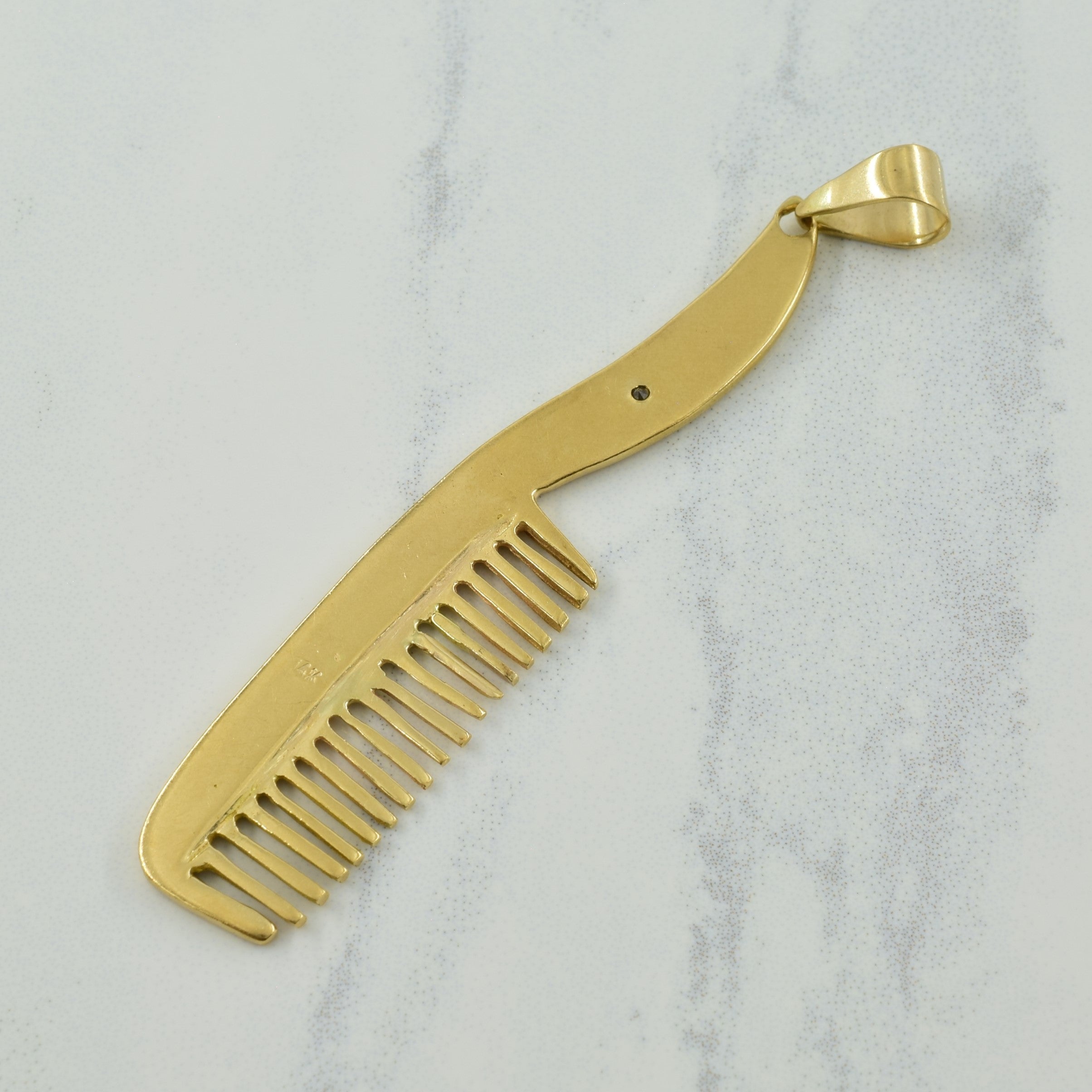 Diamond Comb Pendant | 0.05ct |