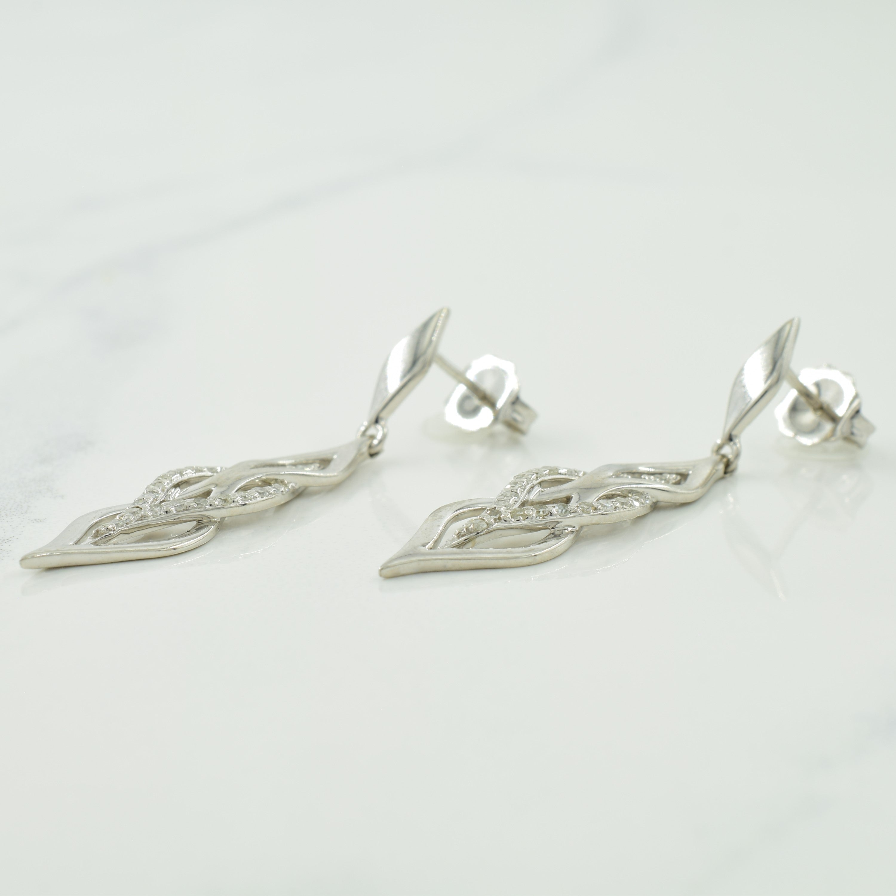 Diamond Drop Earrings | 0.20ctw |