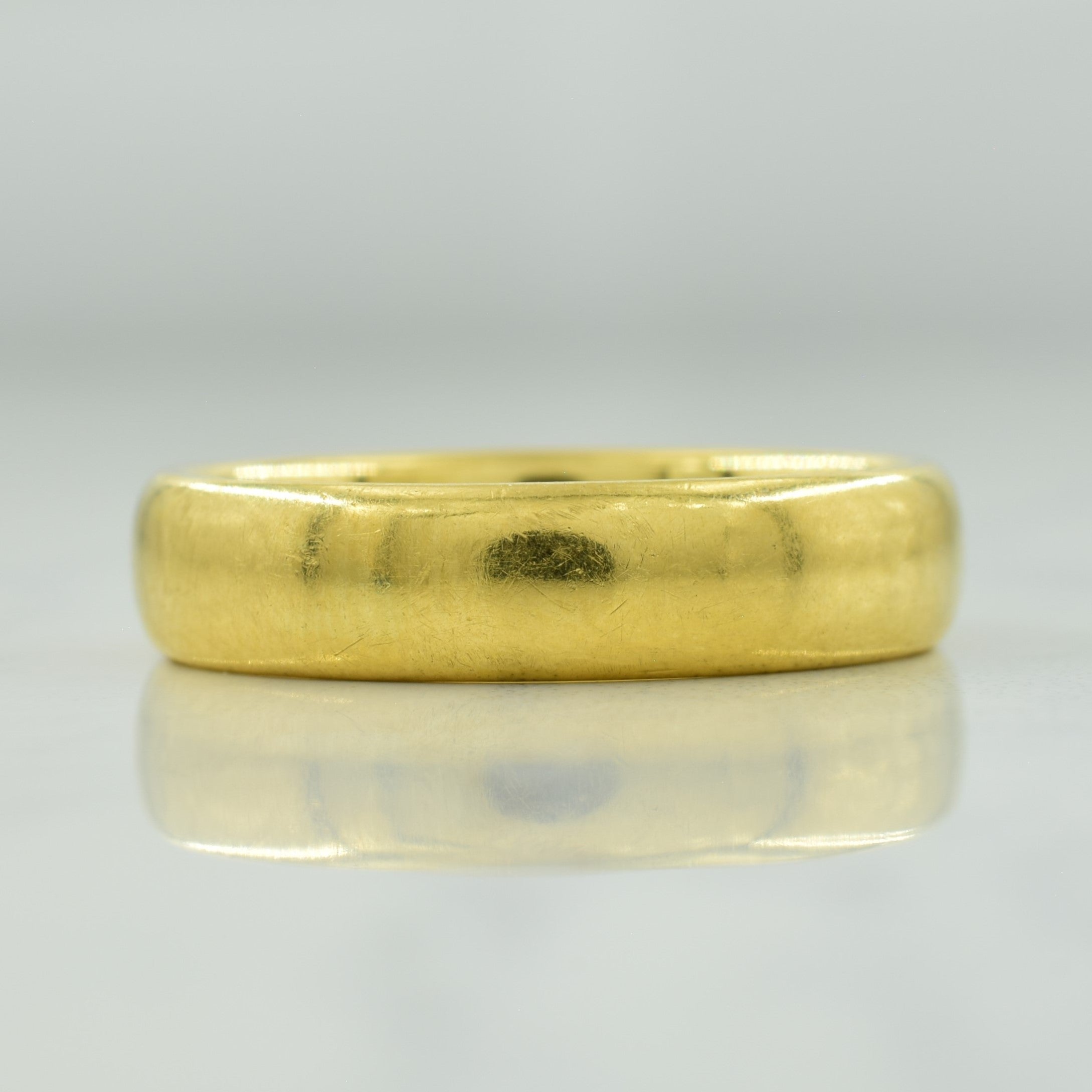 18k Yellow Gold Band | SZ 12.5 |