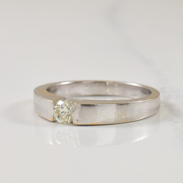 Solitaire Diamond Ring | 0.16ct | SZ 6.25 |