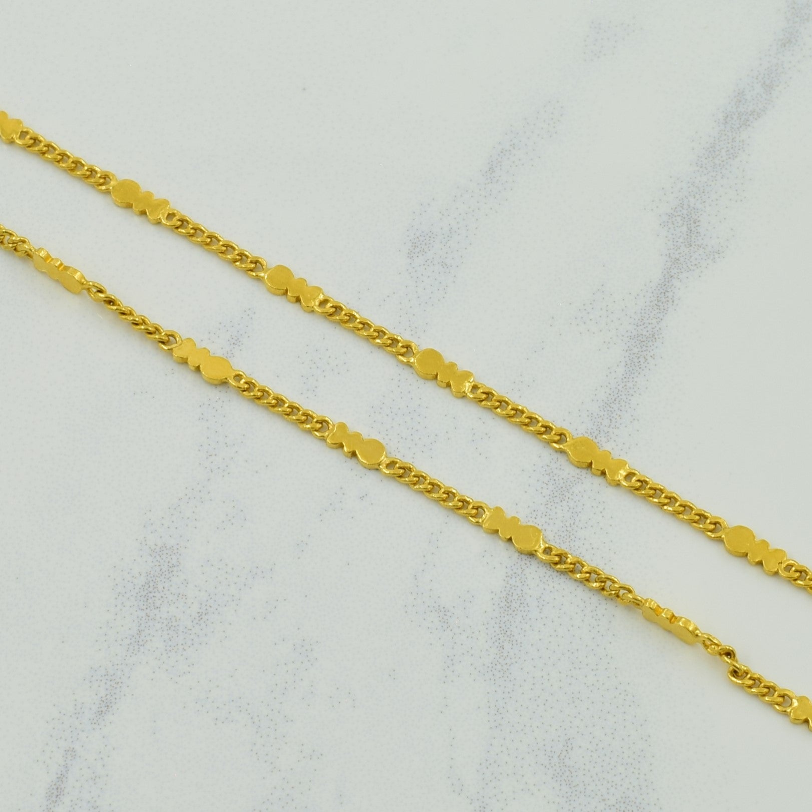 24k Yellow Gold Rooster Necklace | 20" |