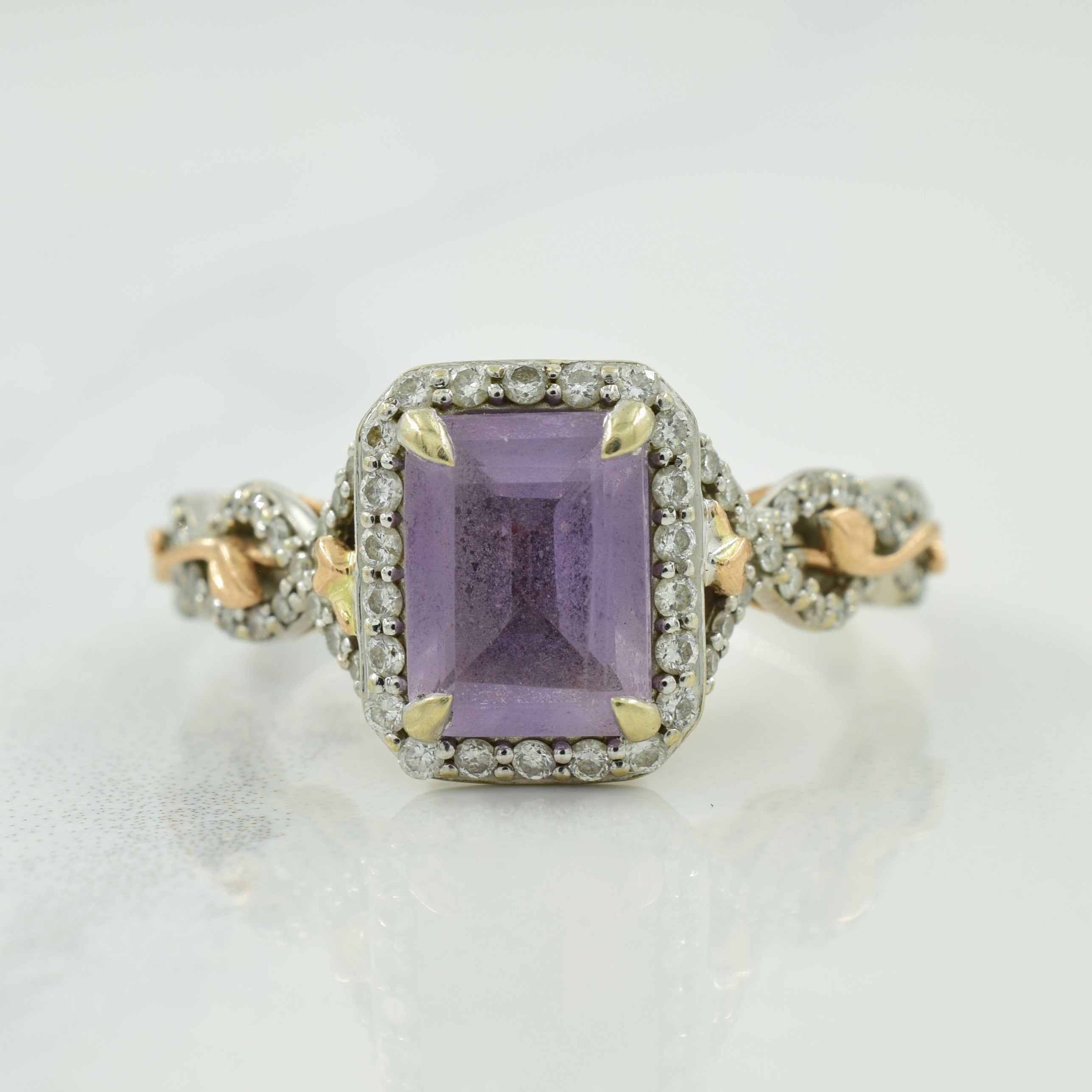 Bague Disney en améthyste et diamants | 1,00 ct, 0,40 ct au total | Taille 7 |