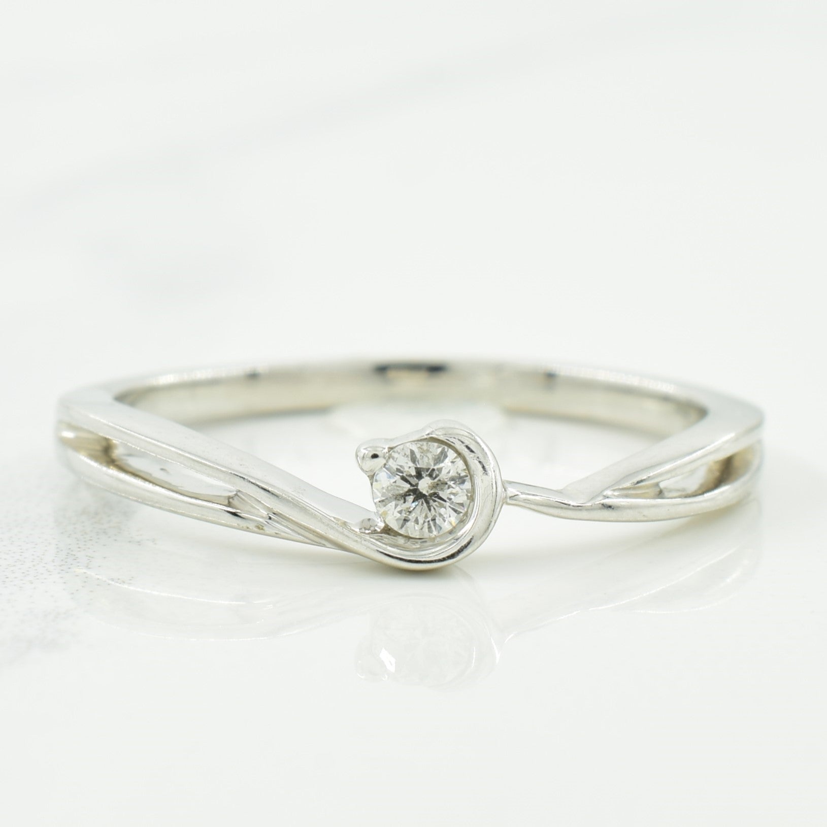 Diamond Bypass Ring | 0.06ct | SZ 7.25 |