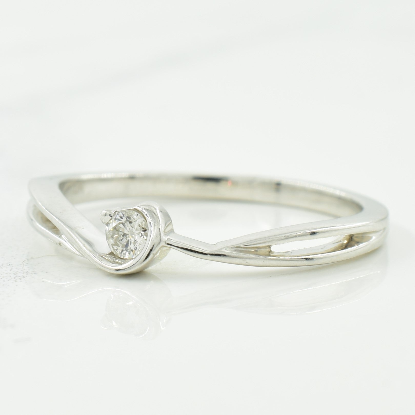 Diamond Bypass Ring | 0.06ct | SZ 7.25 |