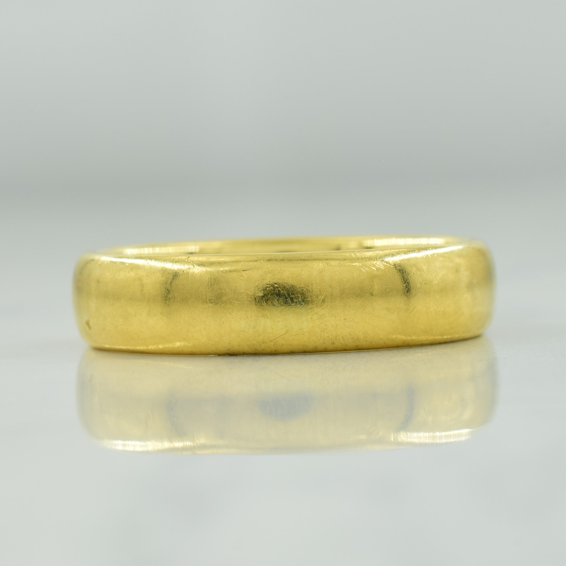 'Birks' 18k Yellow Gold Band | SZ 8 |