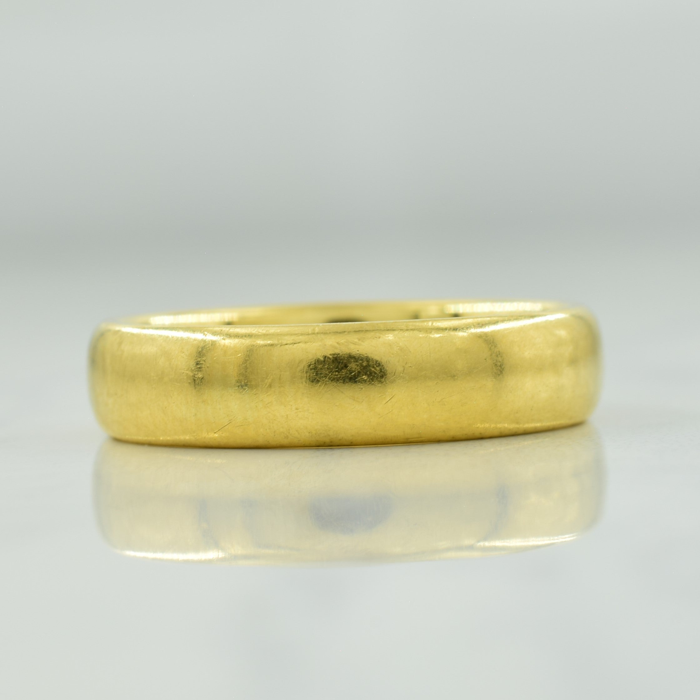 'Birks' 18k Yellow Gold Band | SZ 8 |