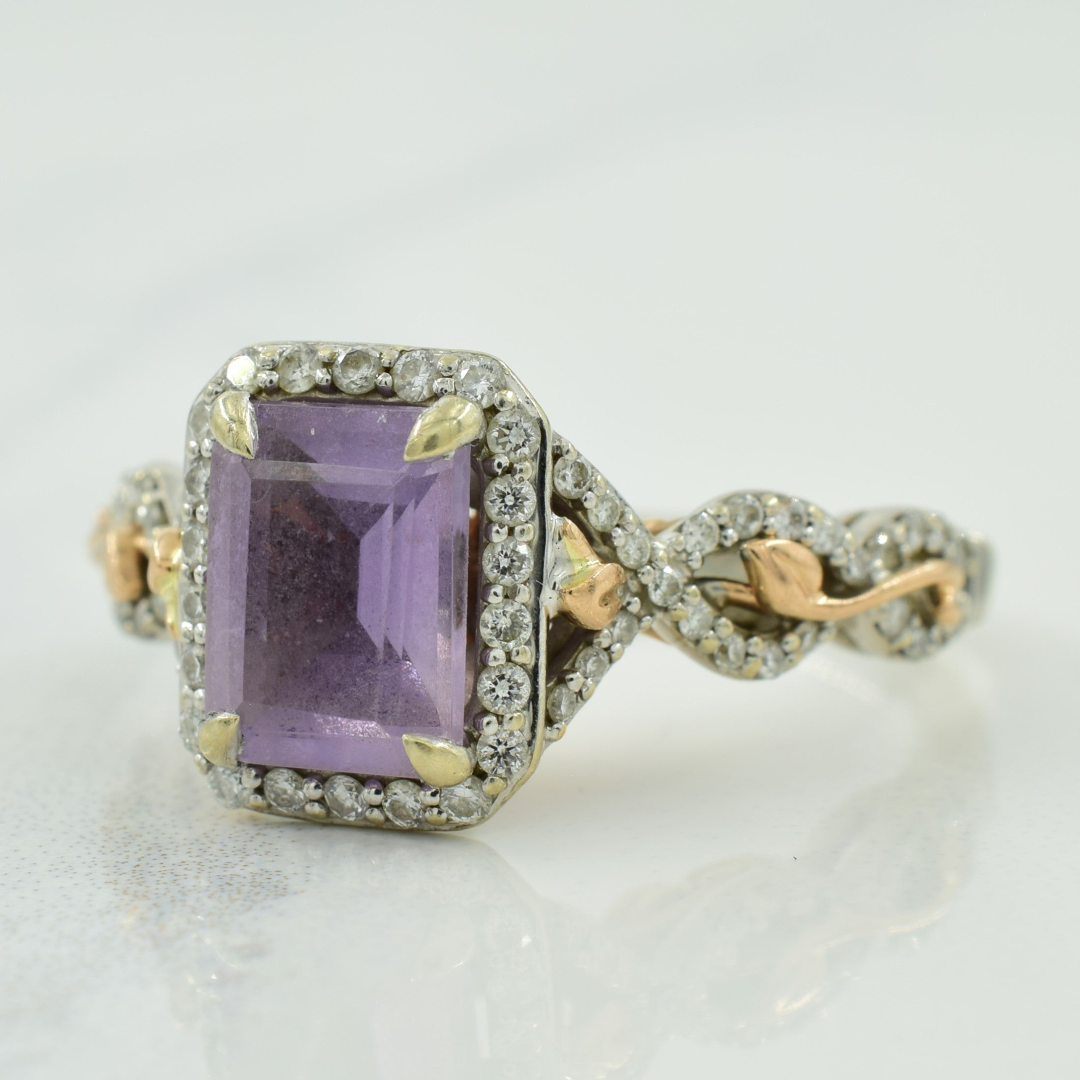 Bague Disney en améthyste et diamants | 1,00 ct, 0,40 ct au total | Taille 7 |