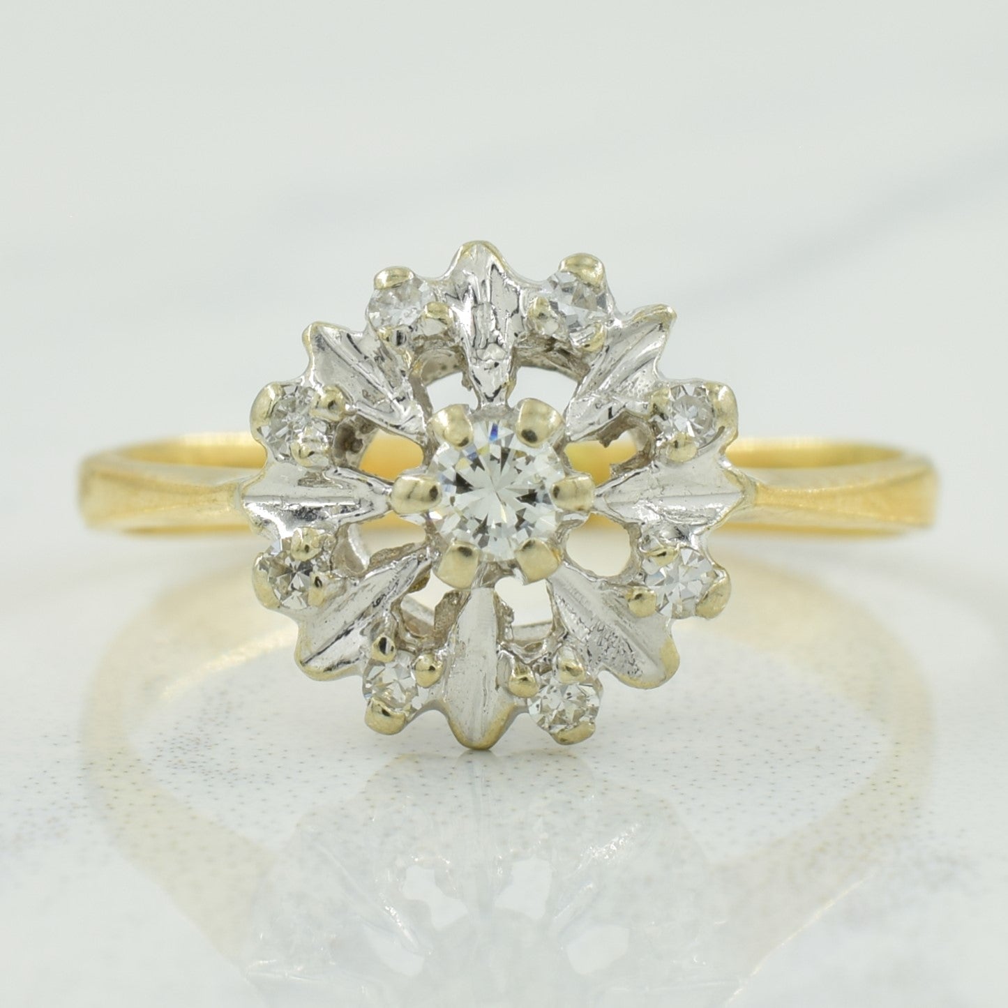 Diamond Cluster Ring | 0.12ctw | SZ 6.25 |