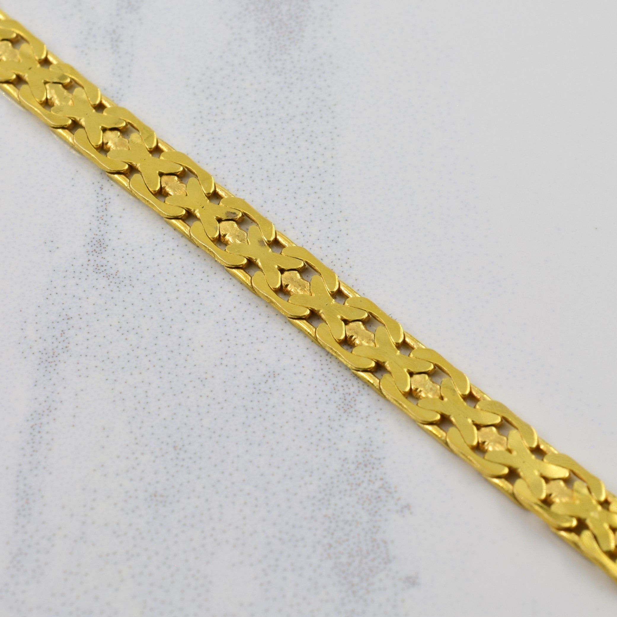 14k Yellow Gold Fancy Chain | 18" |