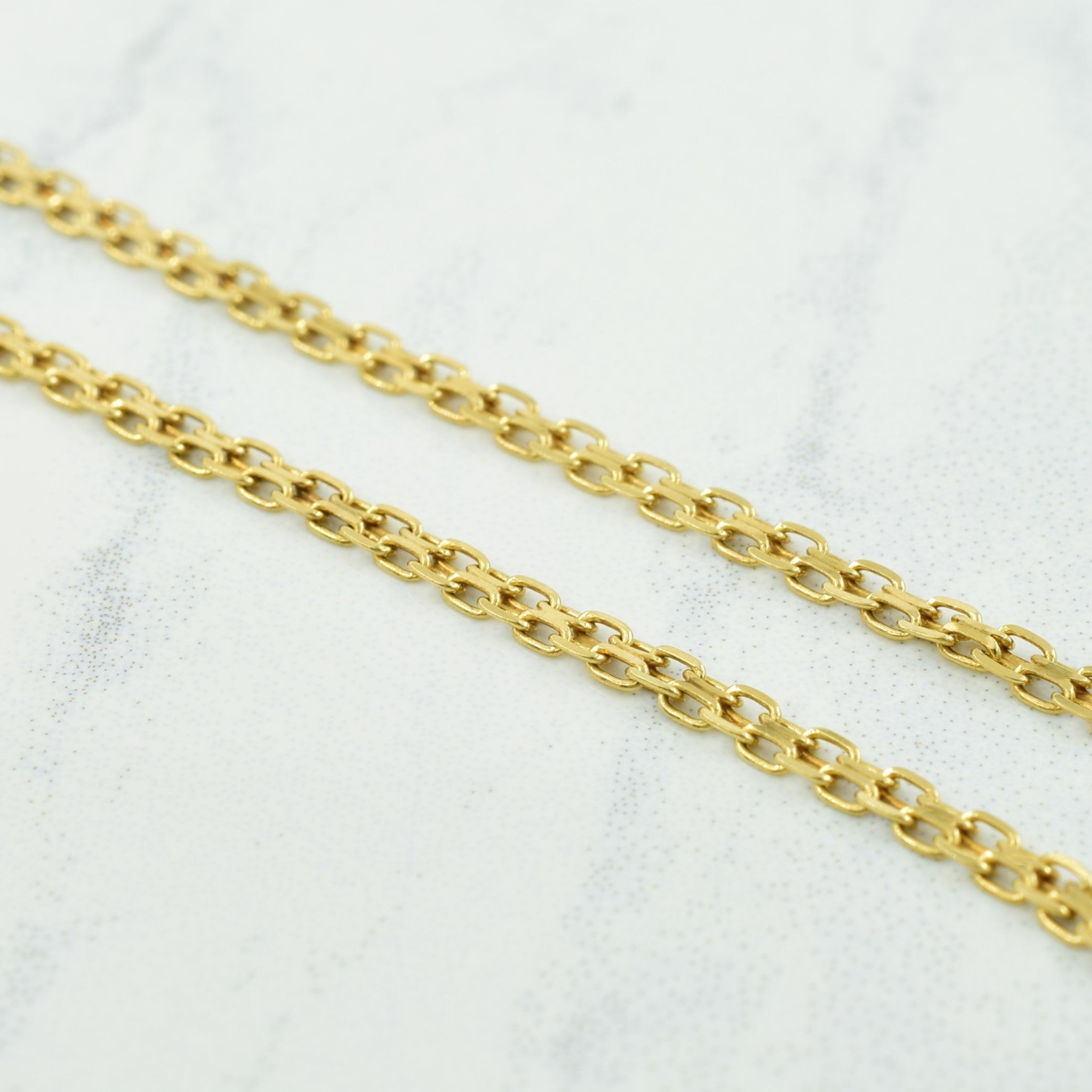 Blue Topaz & Diamond Necklace | 4.60ctw, 0.20ctw | 14" |