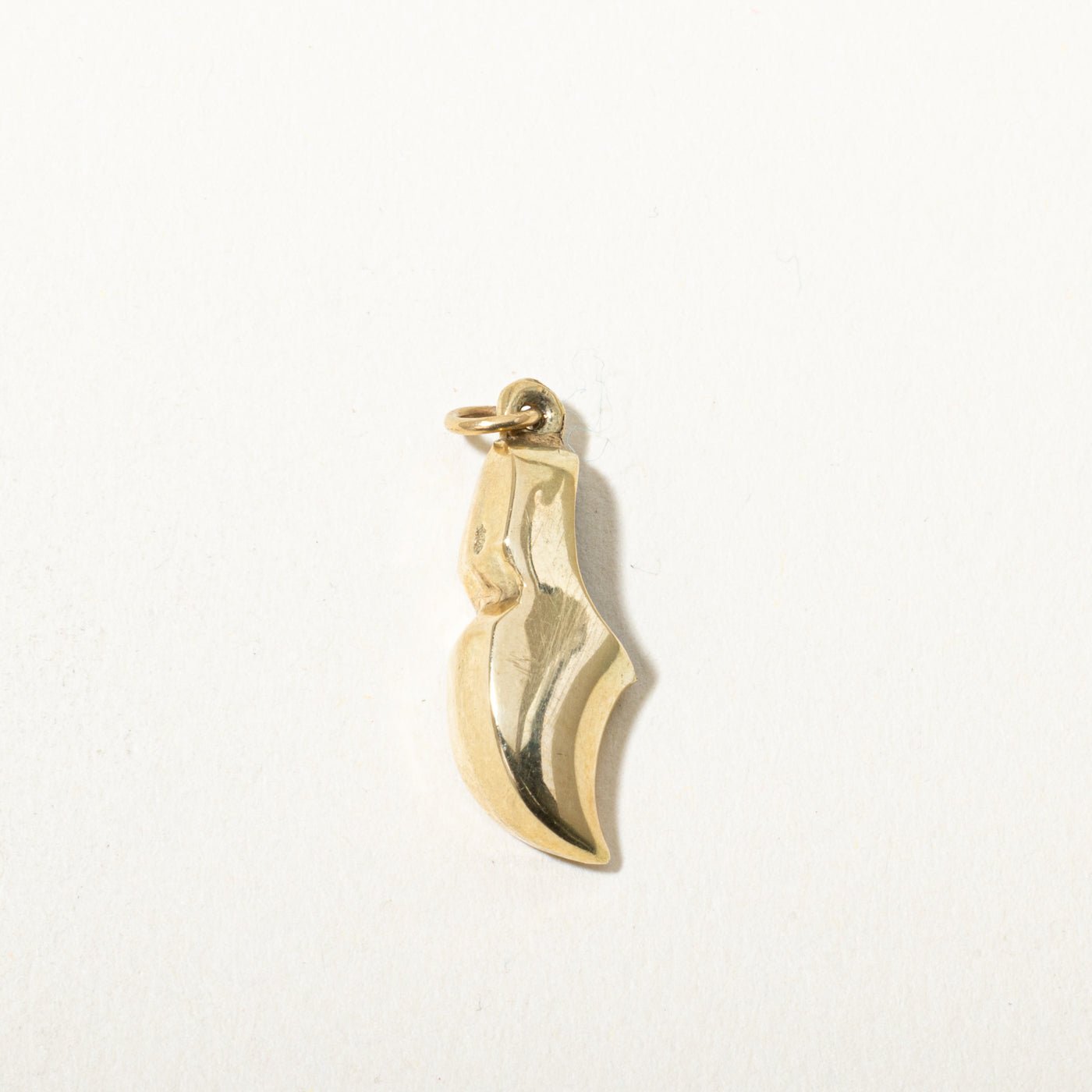 Dutch Yellow Gold Abstract Charm