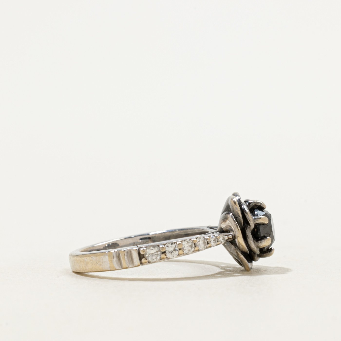 14K Ring with .58ct Diamond