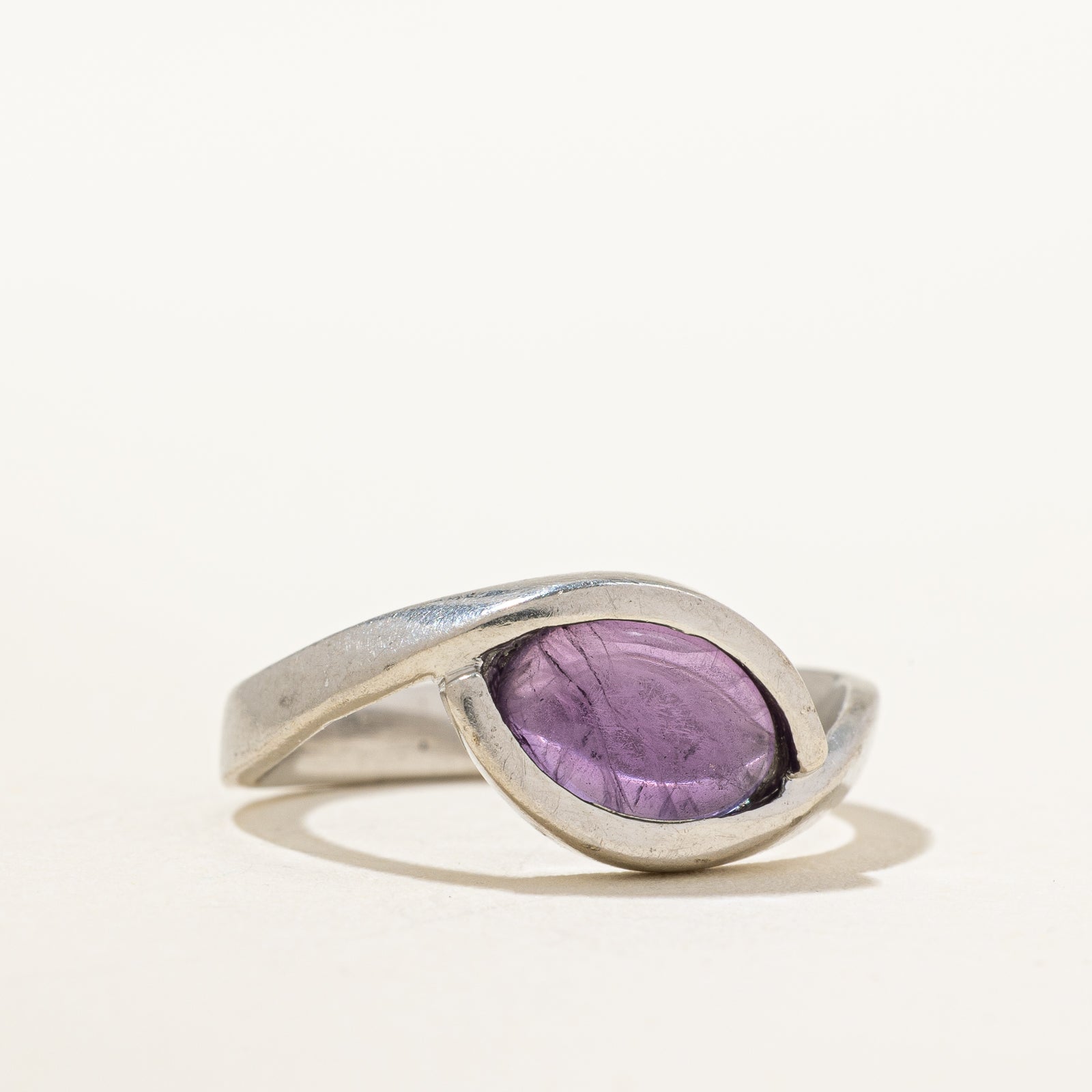 Cabochon Cut Amethyst Ring | 0.60ct | SZ 4.5 |