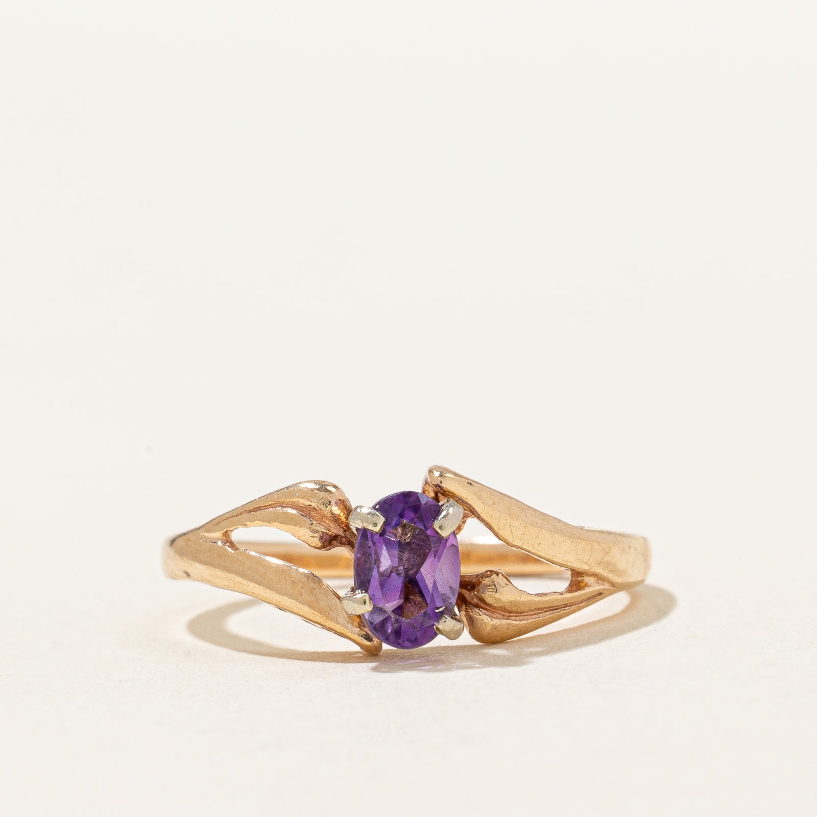 Amethyst Abstract Ring | 0.40ct | SZ 6.5 |