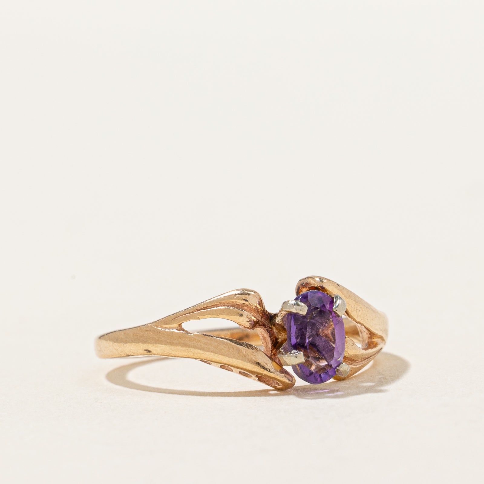 Amethyst Abstract Ring | 0.40ct | SZ 6.5 |