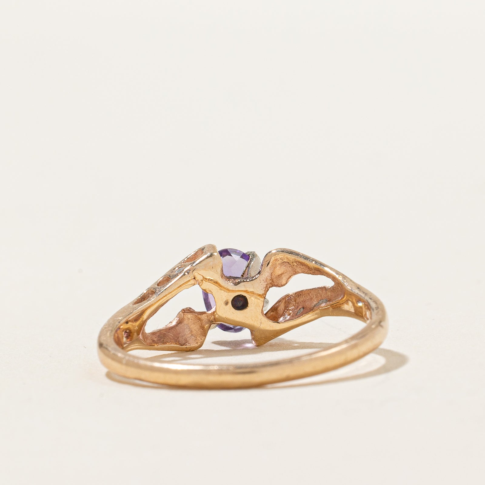 Amethyst Abstract Ring | 0.40ct | SZ 6.5 |