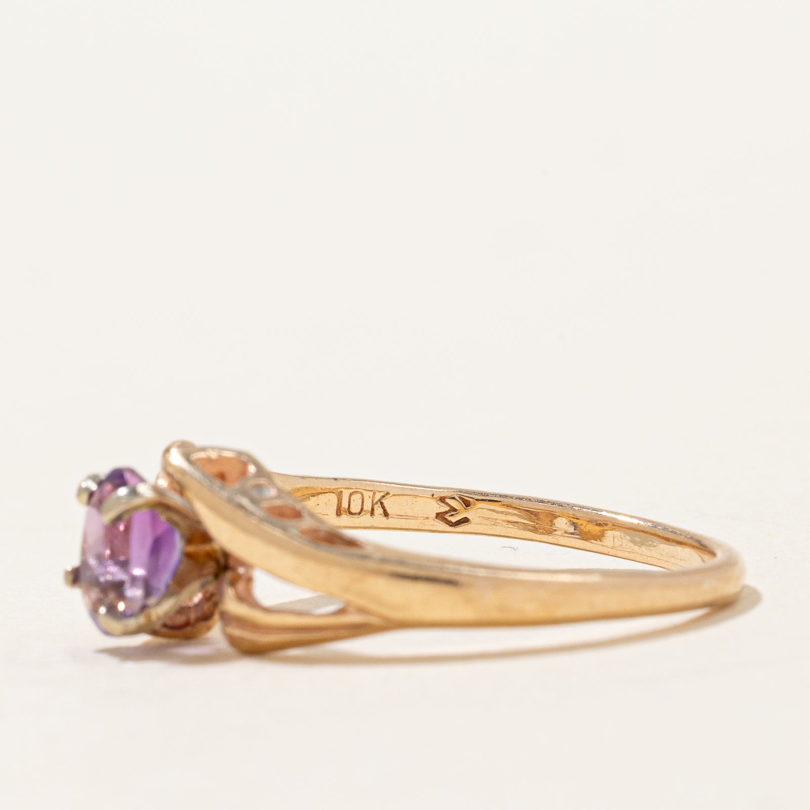 Amethyst Abstract Ring | 0.40ct | SZ 6.5 |