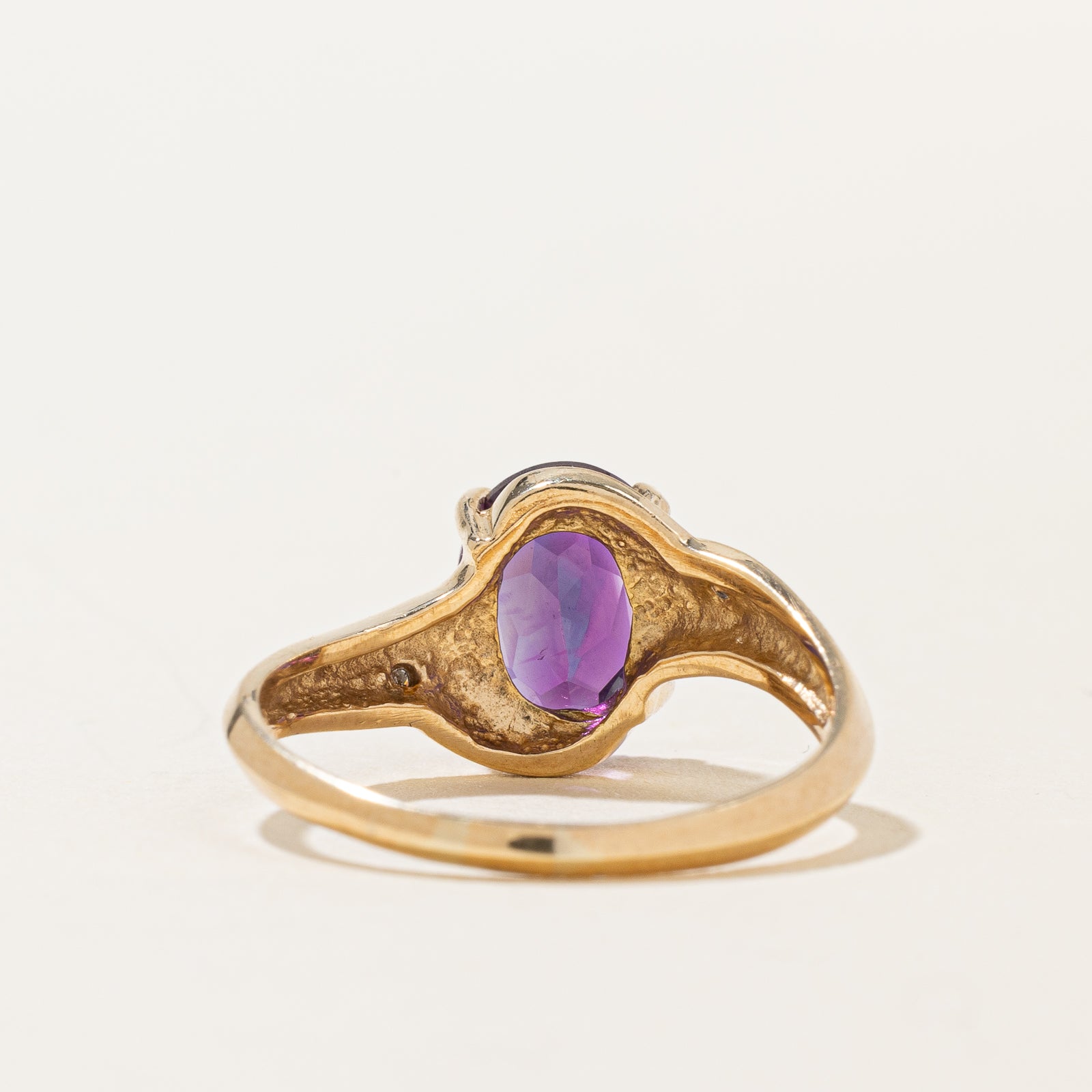 Amethyst & Diamond Bypass Ring | 1.90ct, 0.03ctw | SZ 7.25 |