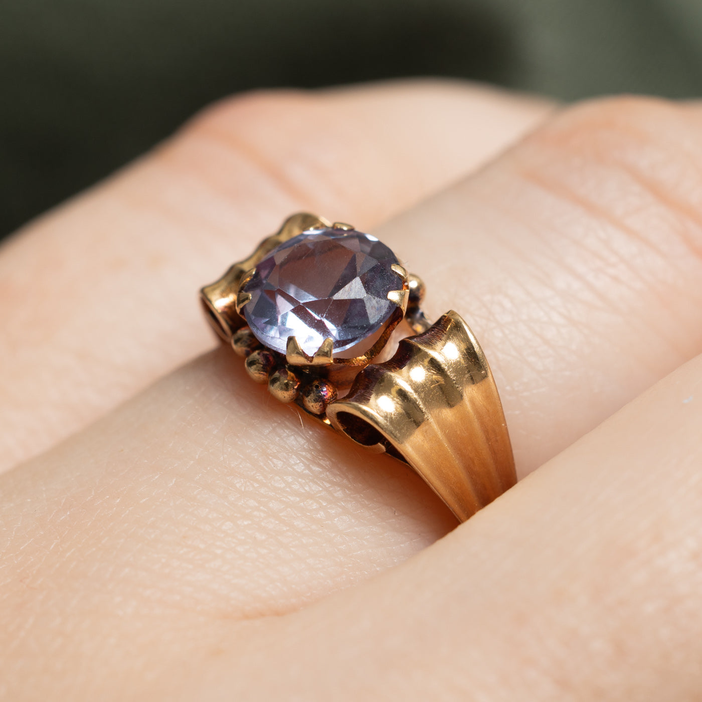 Synthetic Colour Changing Alexandrite Ring | 1.50ct | SZ 4.75 |