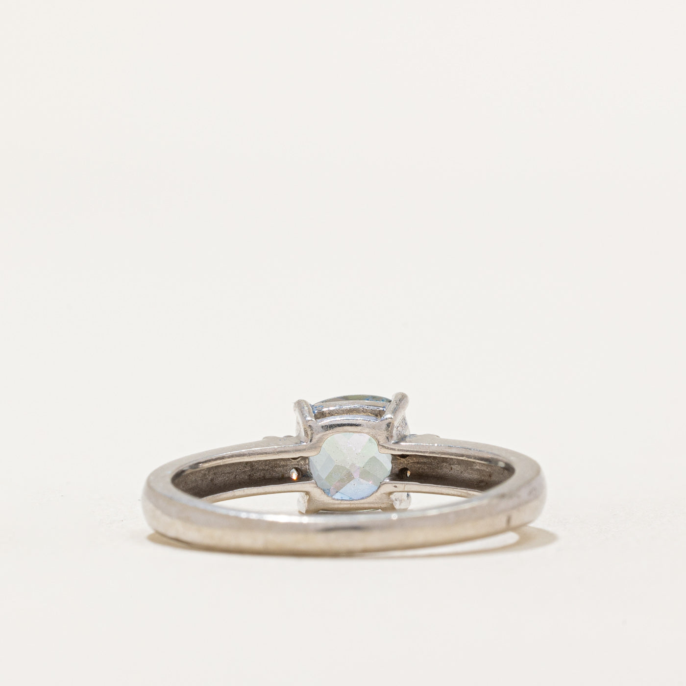 Mystic Topaz & Diamond Ring | 1.00ct, 0.04ctw | SZ 6.75 |