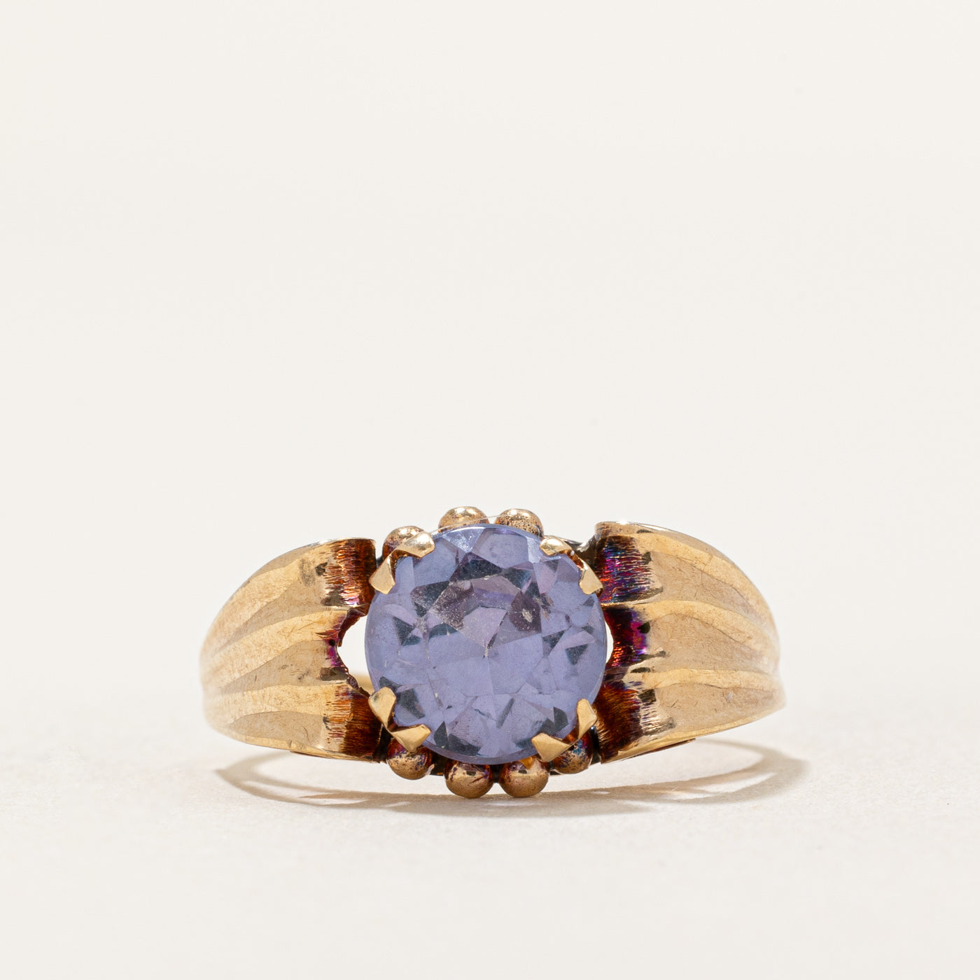 Synthetic Colour Changing Alexandrite Ring | 1.50ct | SZ 4.75 |