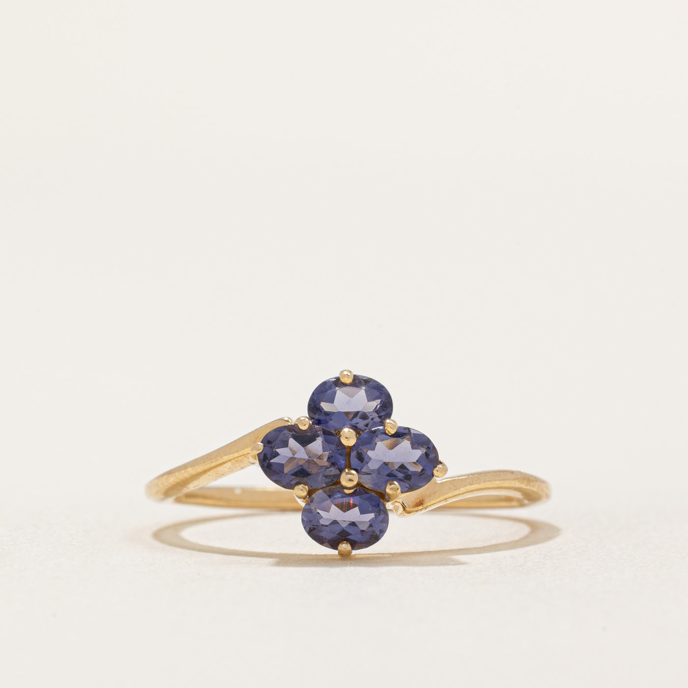 Bague en grappe de tanzanite | 0,60 ct | Taille 7 |