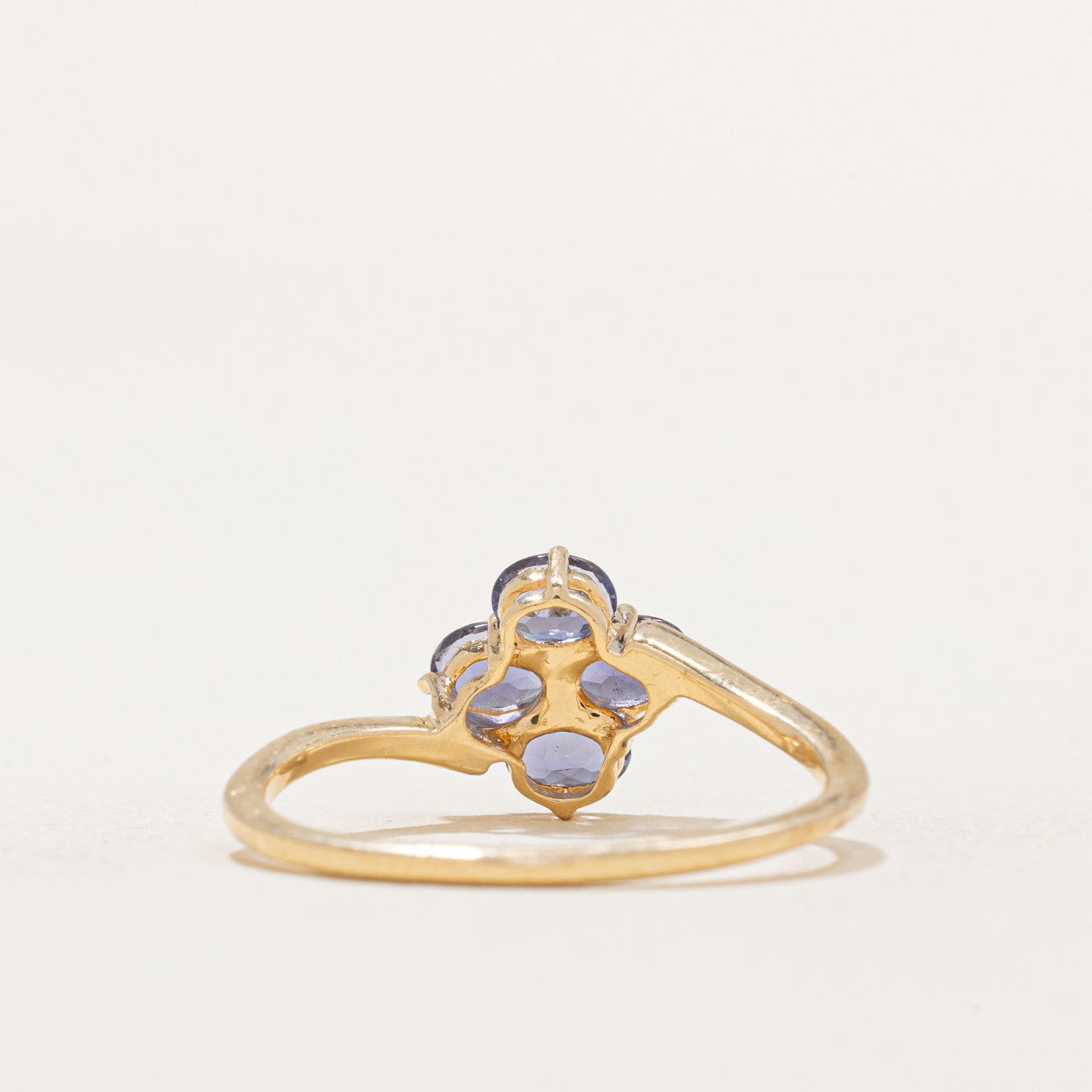 Bague en grappe de tanzanite | 0,60 ct | Taille 7 |